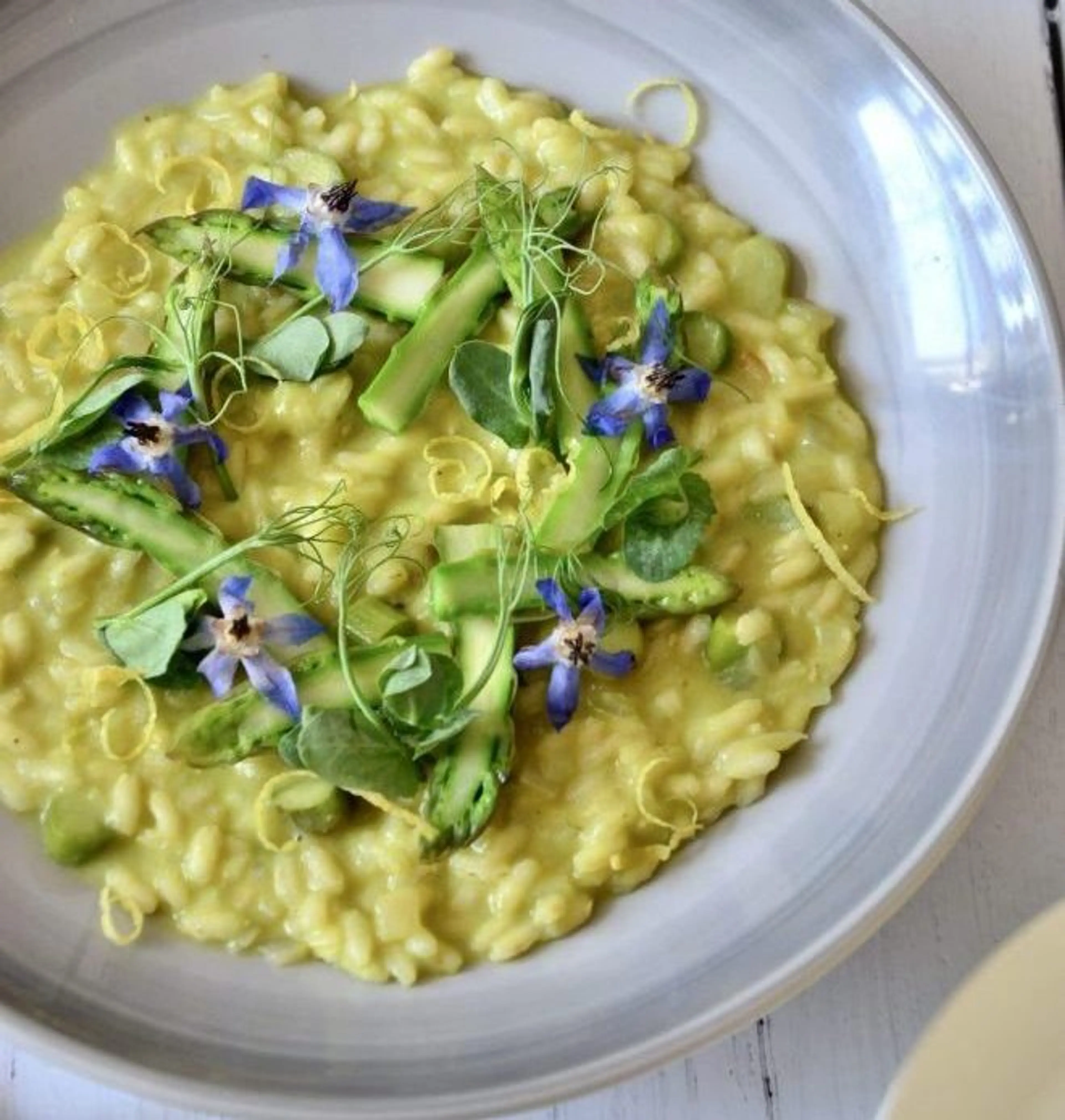 Asparagus Risotto with Prosecco
