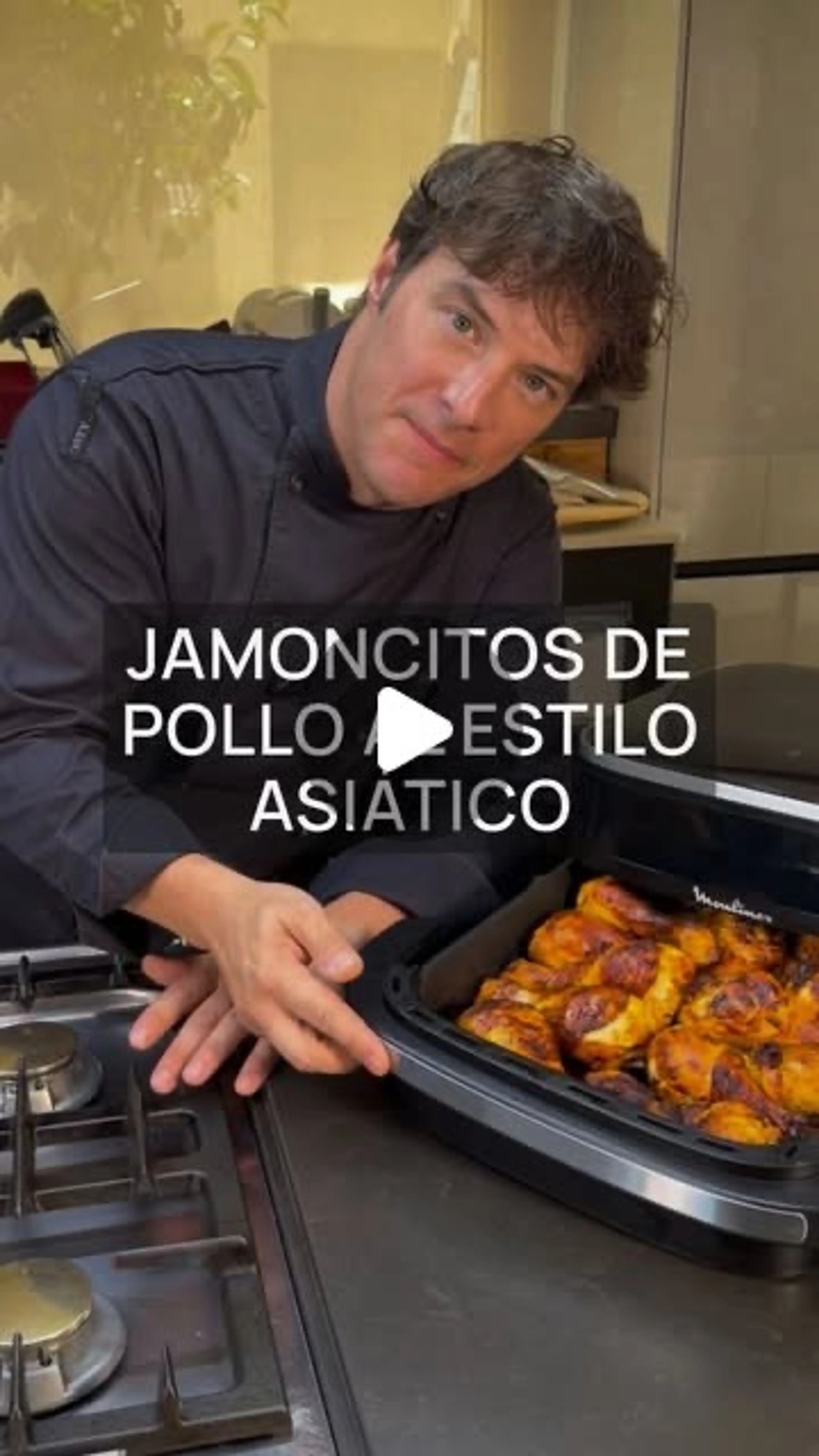 Jamoncitos De Pollo Con Un Adobo De Inspiración Japonesa