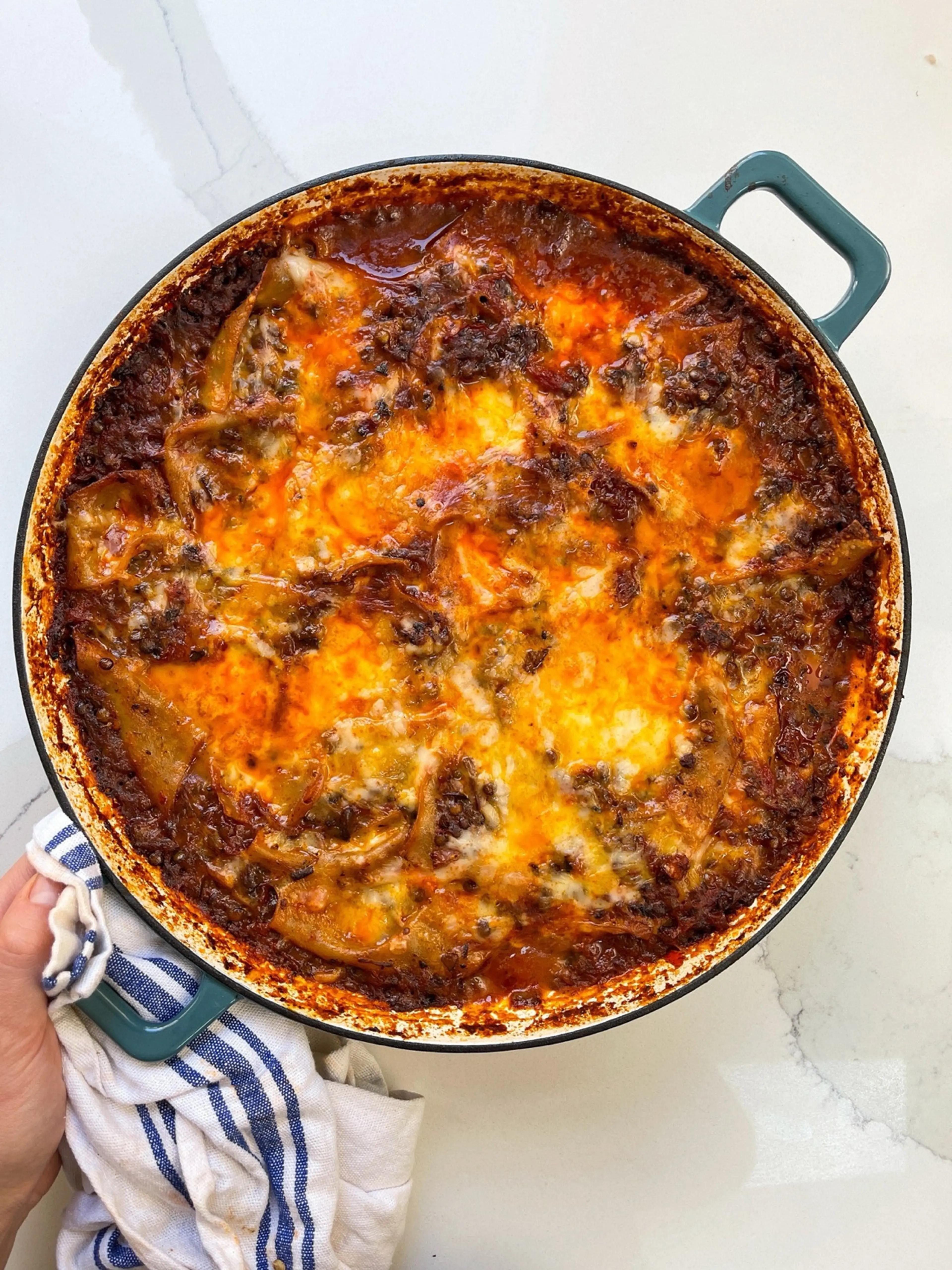 One-Pot Mushroom Lasagne