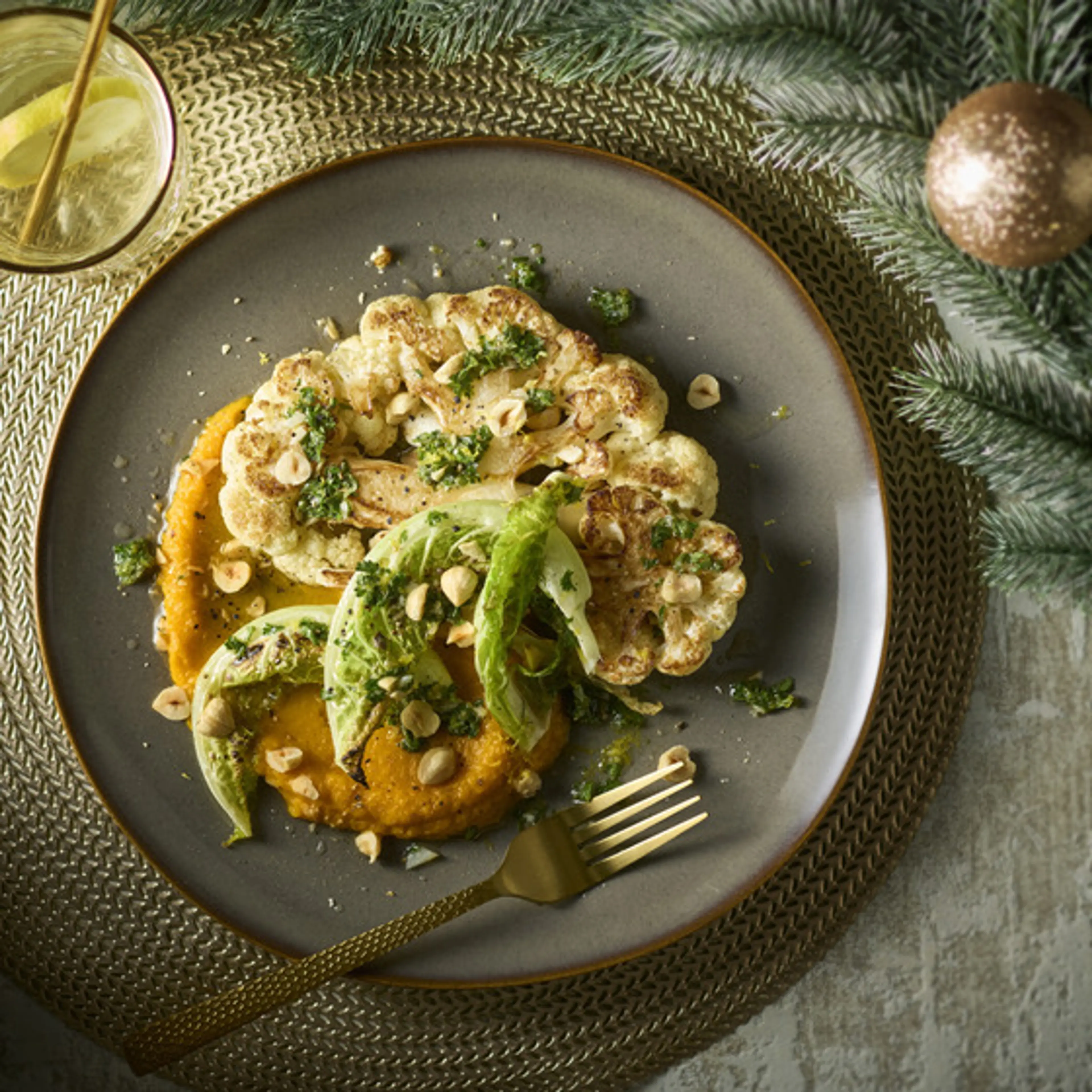 Bloemkoolsteak met gremolata