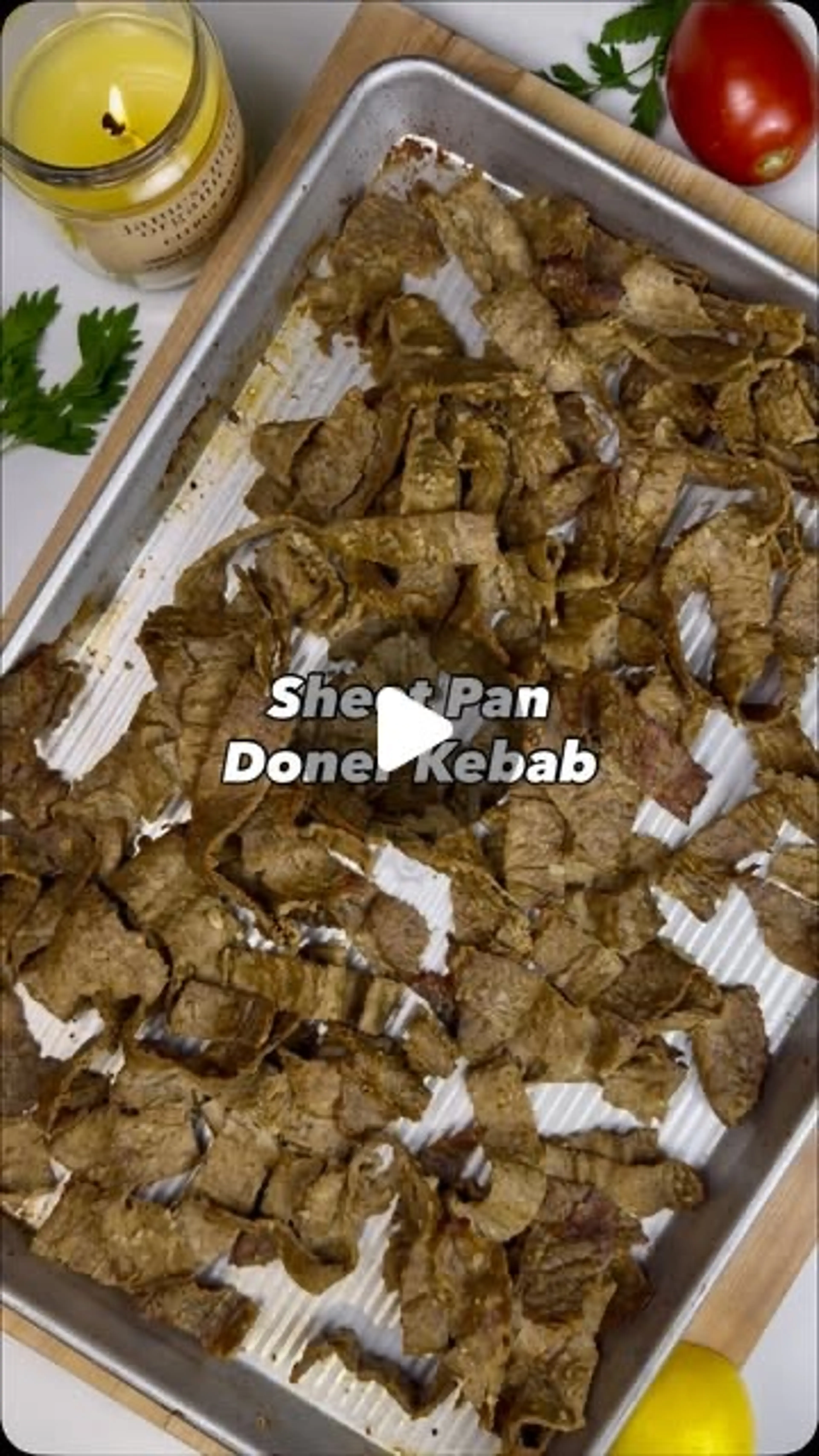 Sheet Pan Doner Kebab