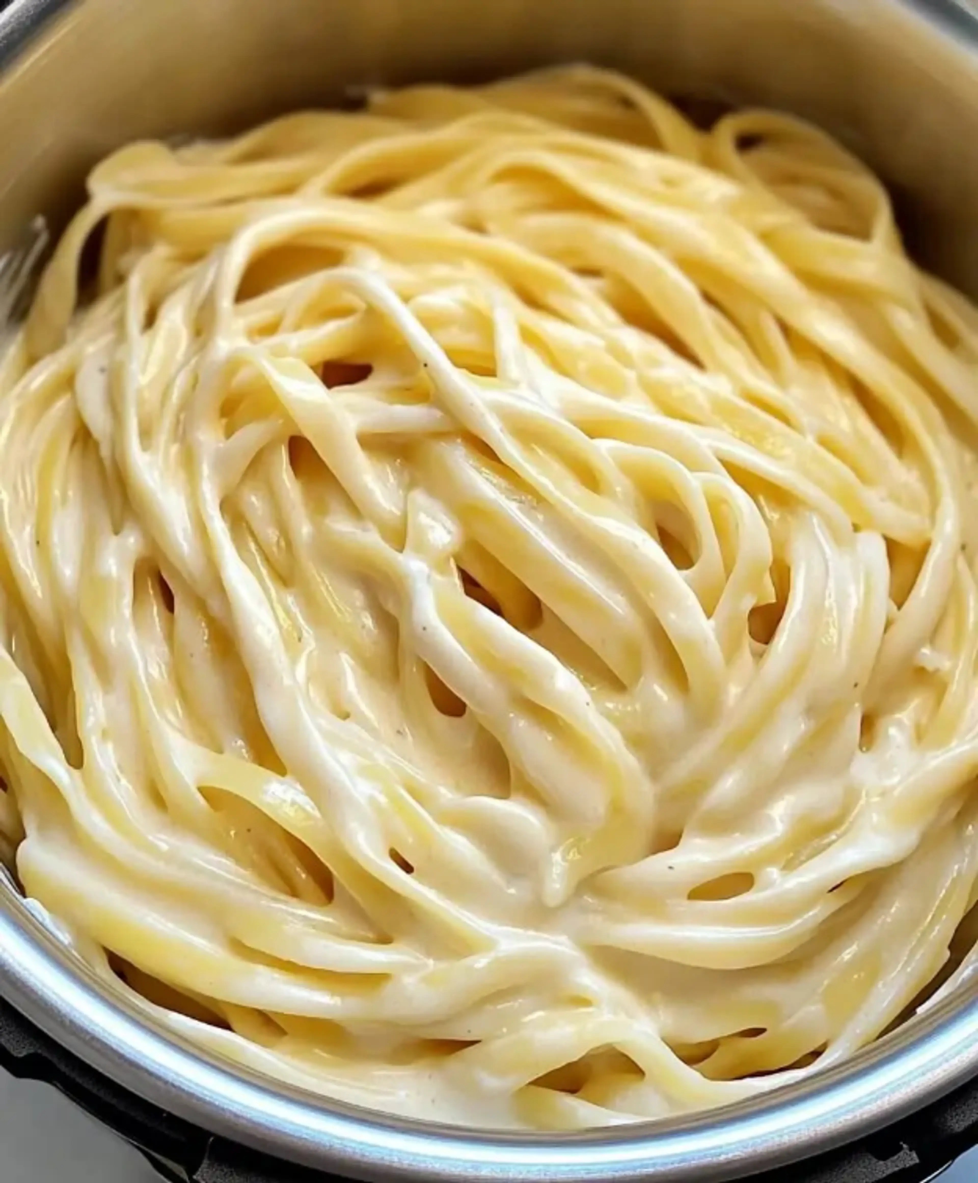 Slow Cooker Creamy Alfredo Pasta