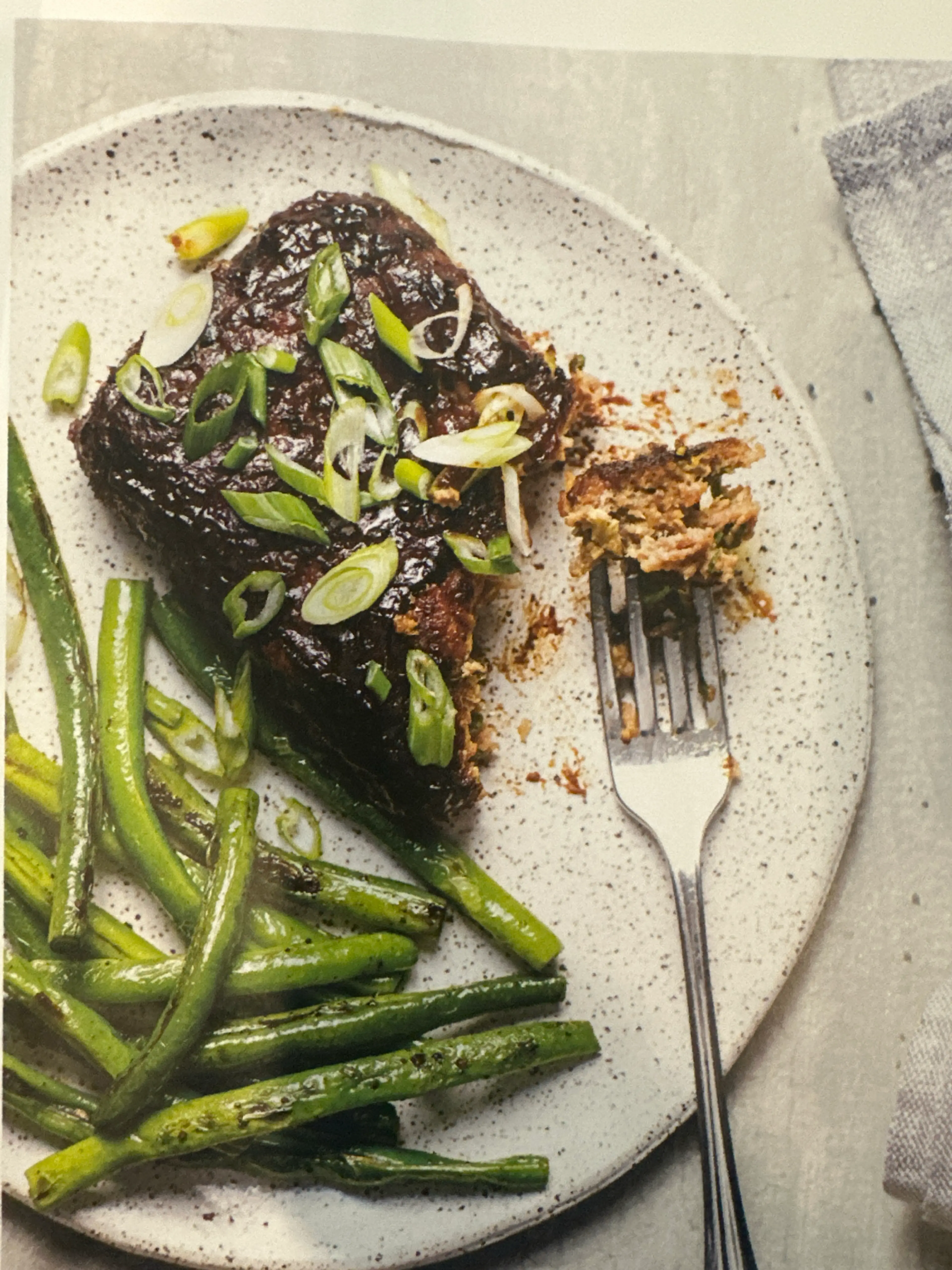 glazed meatloaf for one