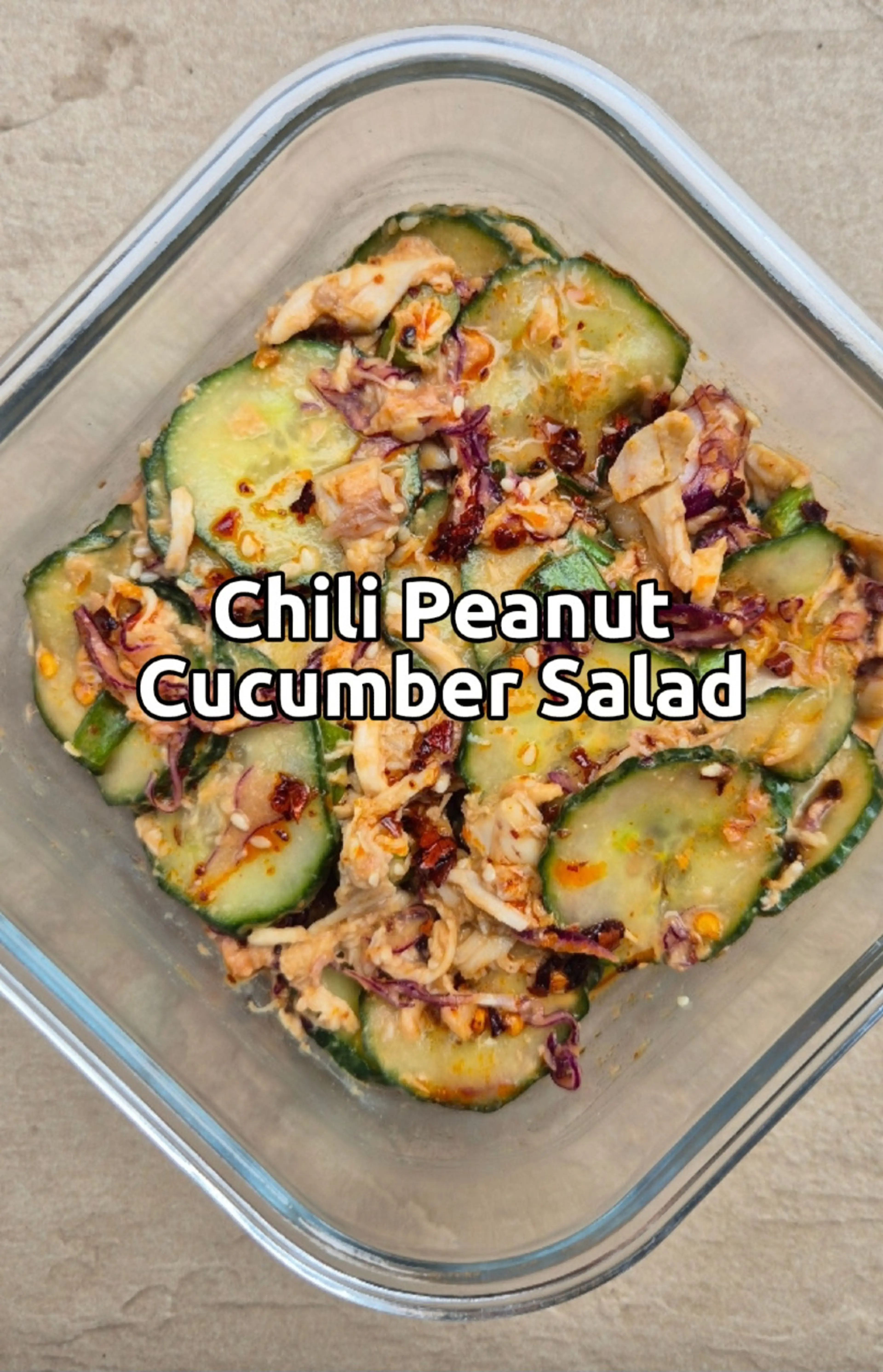 Chili Peanut Cucumber Salad