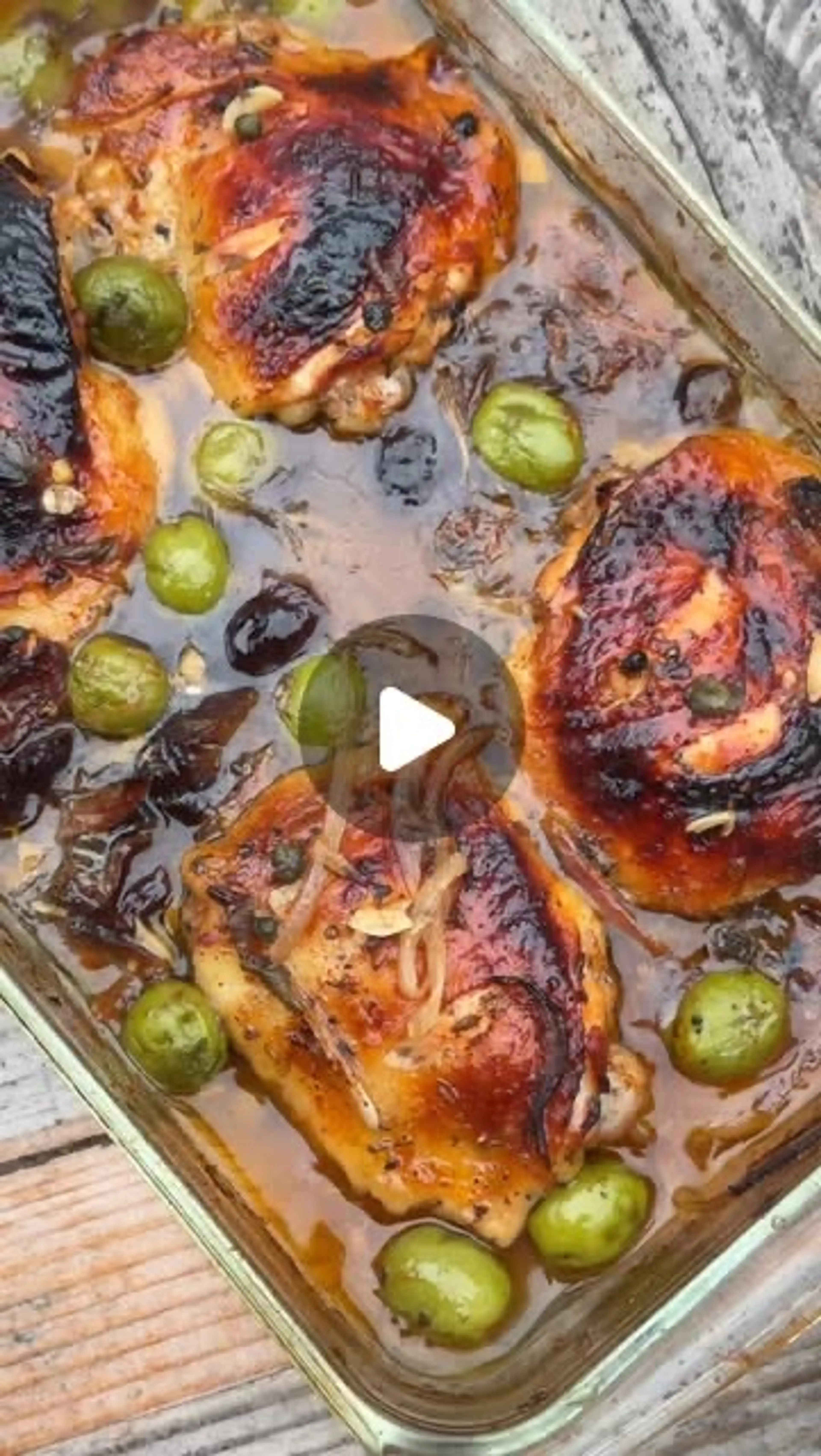 Adapted from Chicken Marbella, a Recipe from the Silver Pala