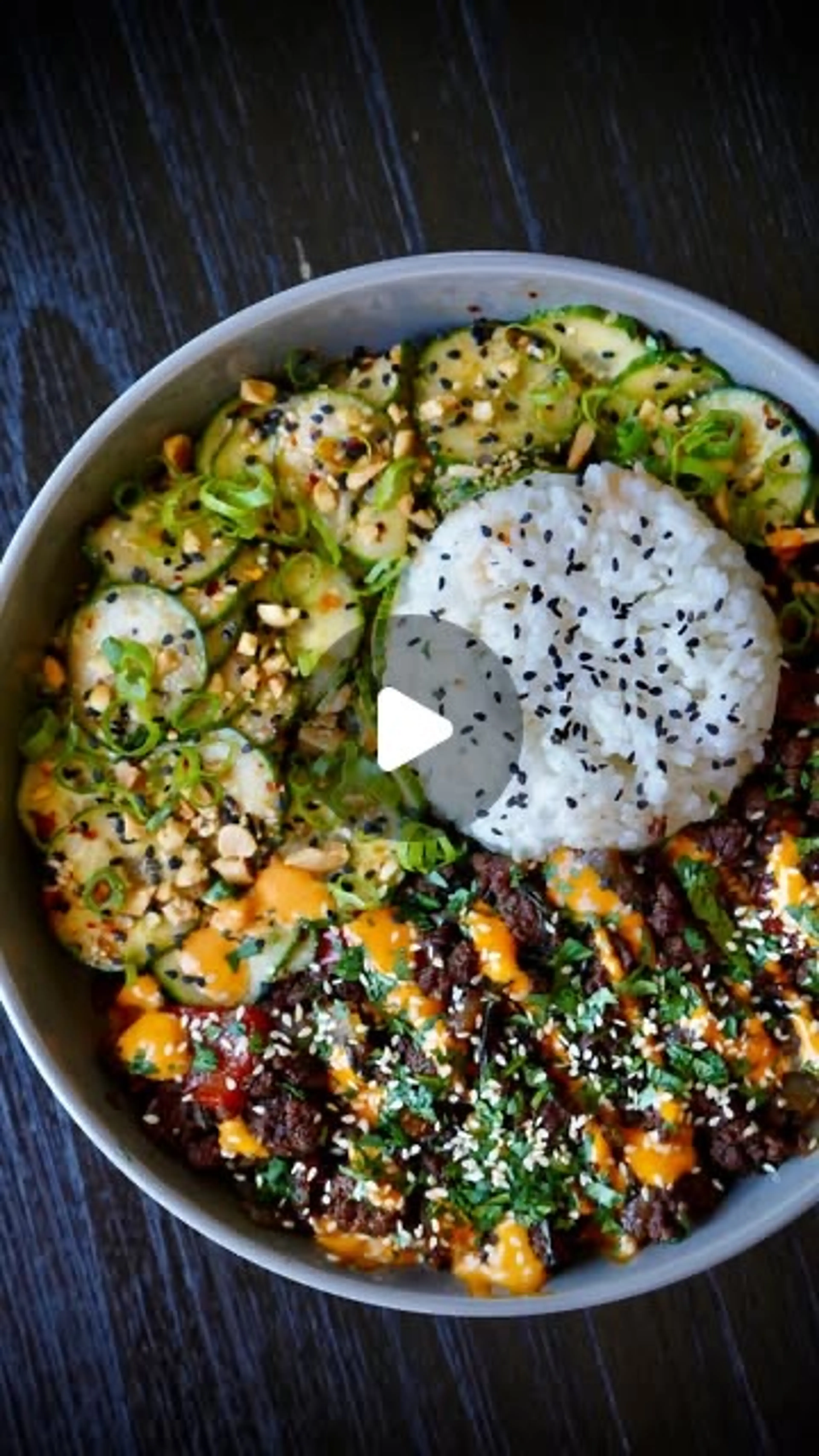 Thai Basil Beef Inspired Bowl