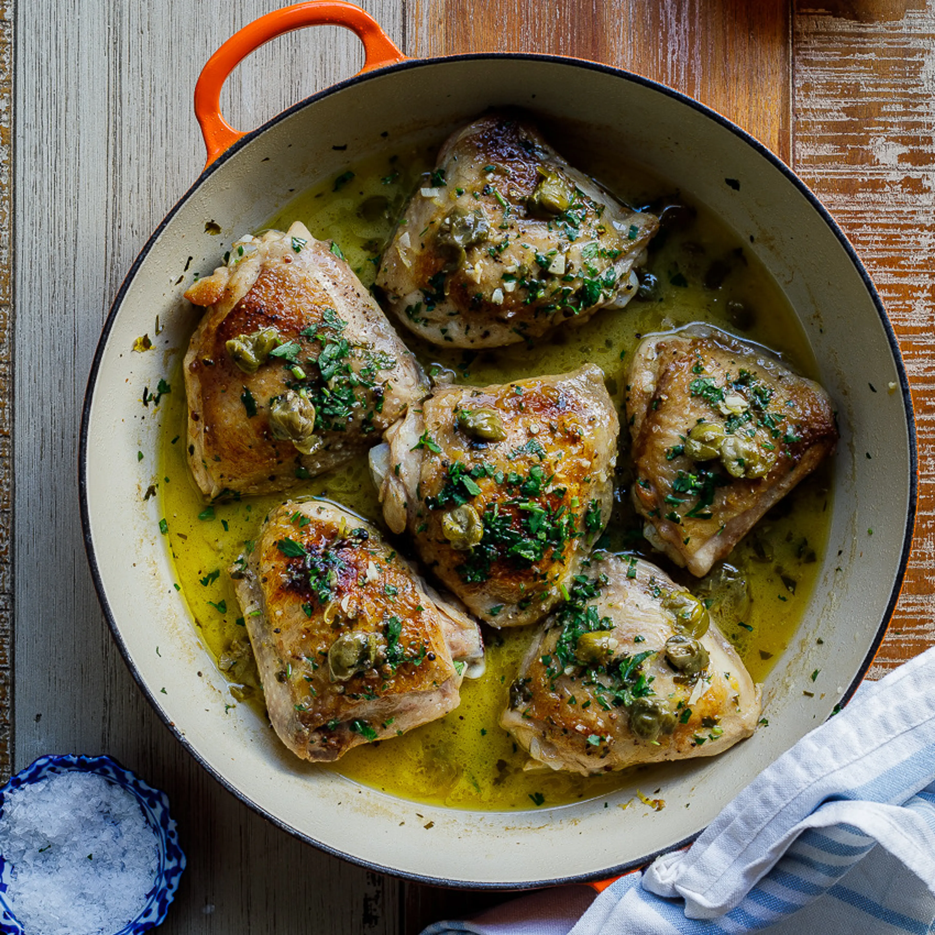 Chicken Piccata thighs