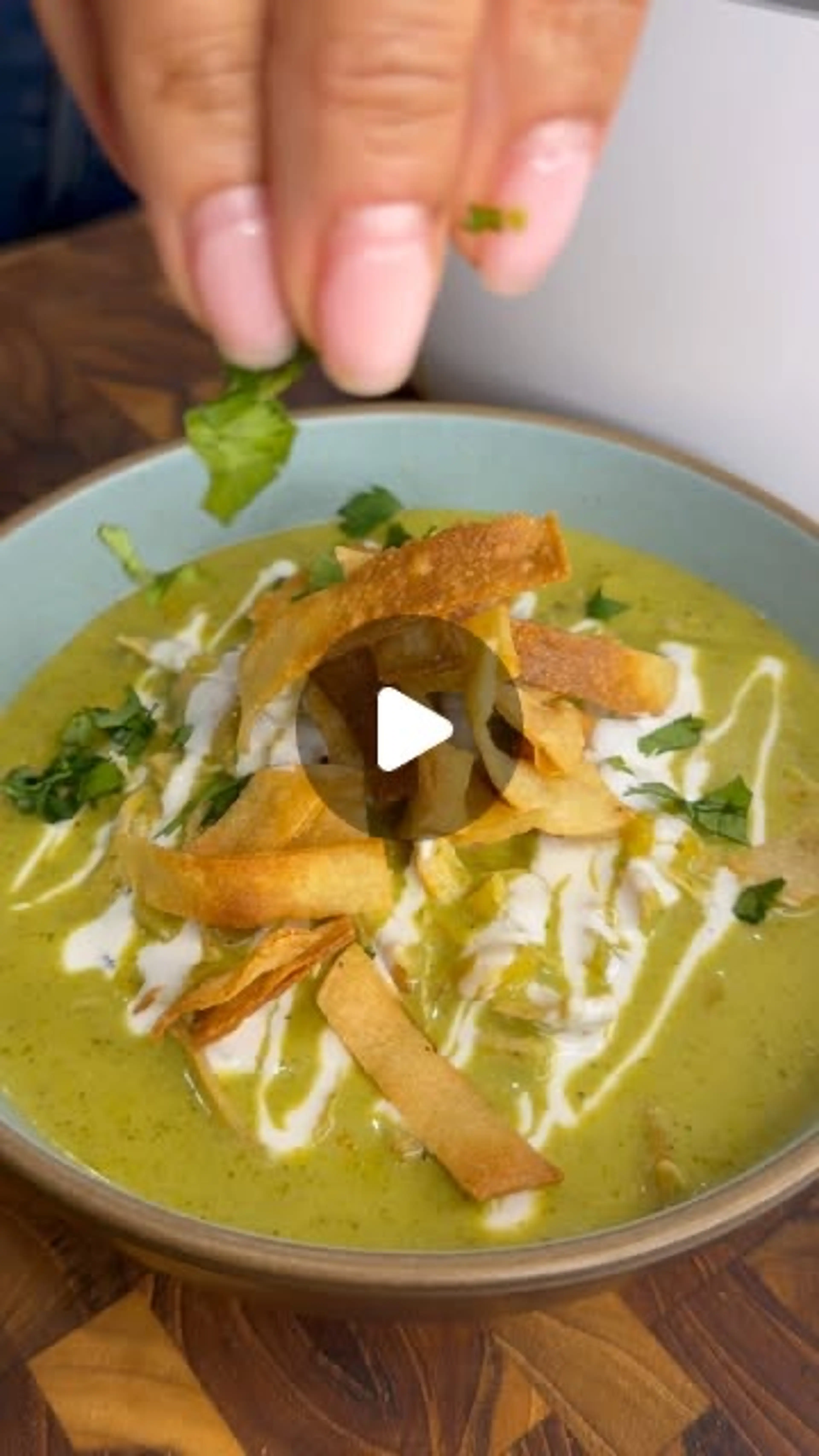 Green Chicken Enchilada Soup
