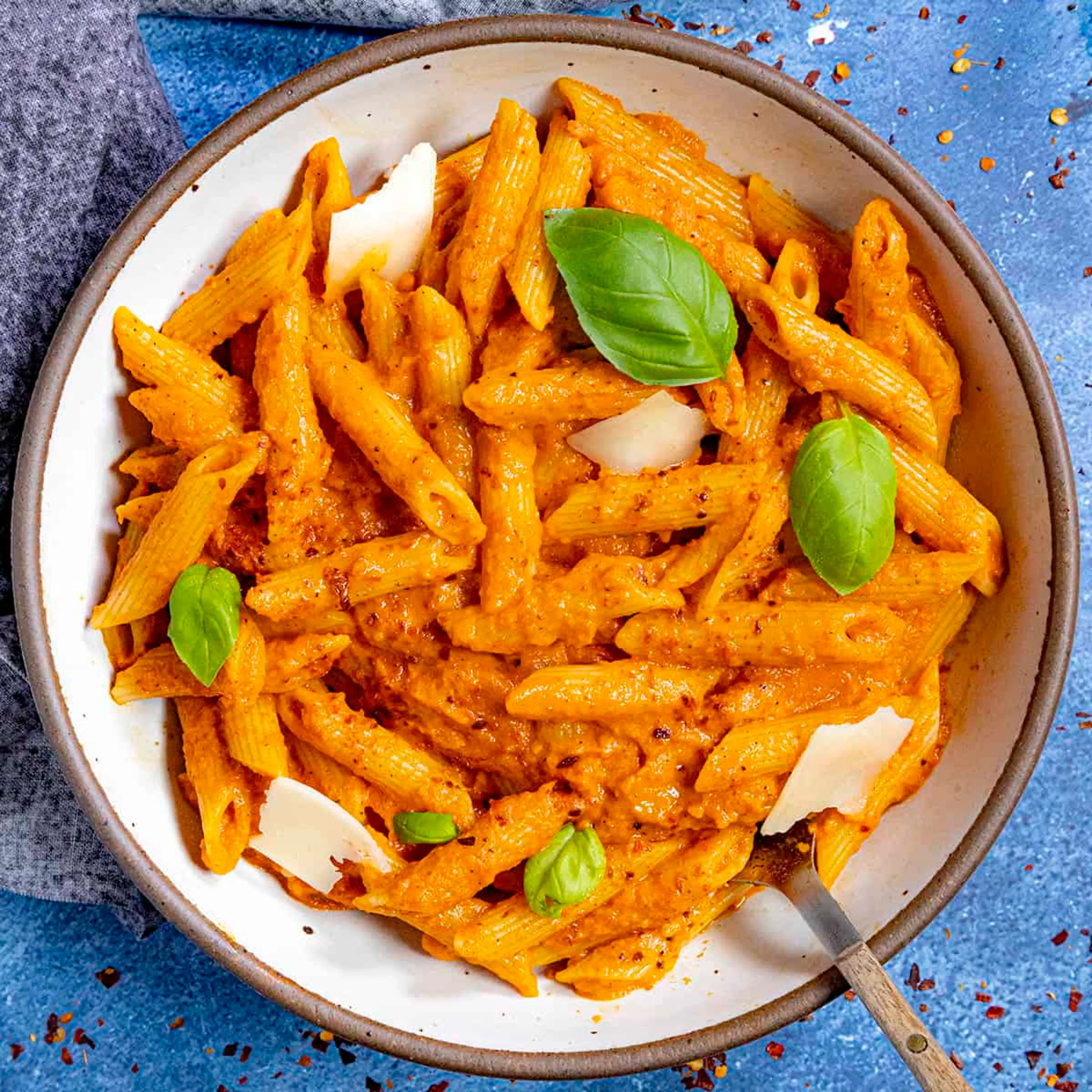 Roasted Red Pepper Pasta Recipe