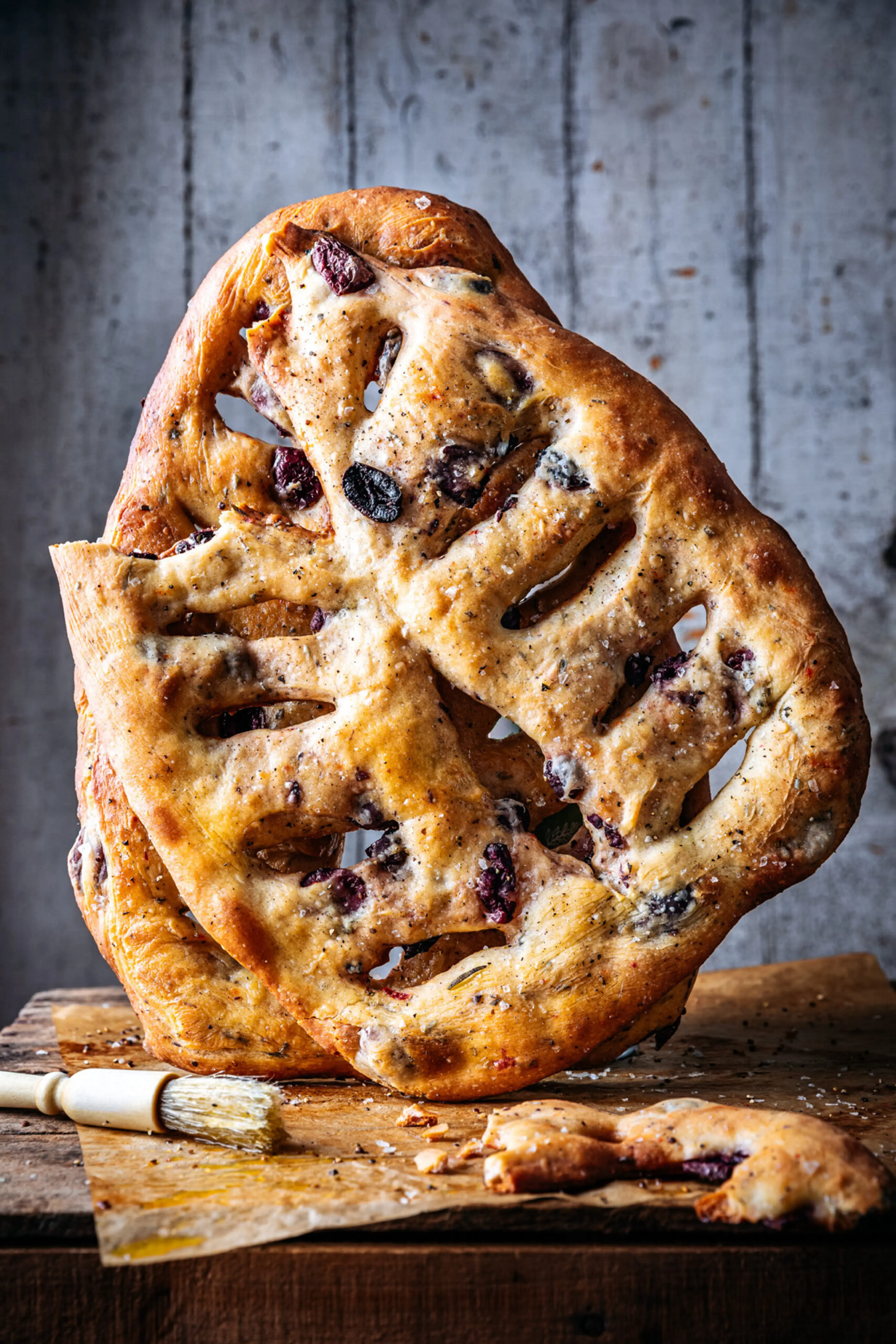 Herb and Olive Fougasse