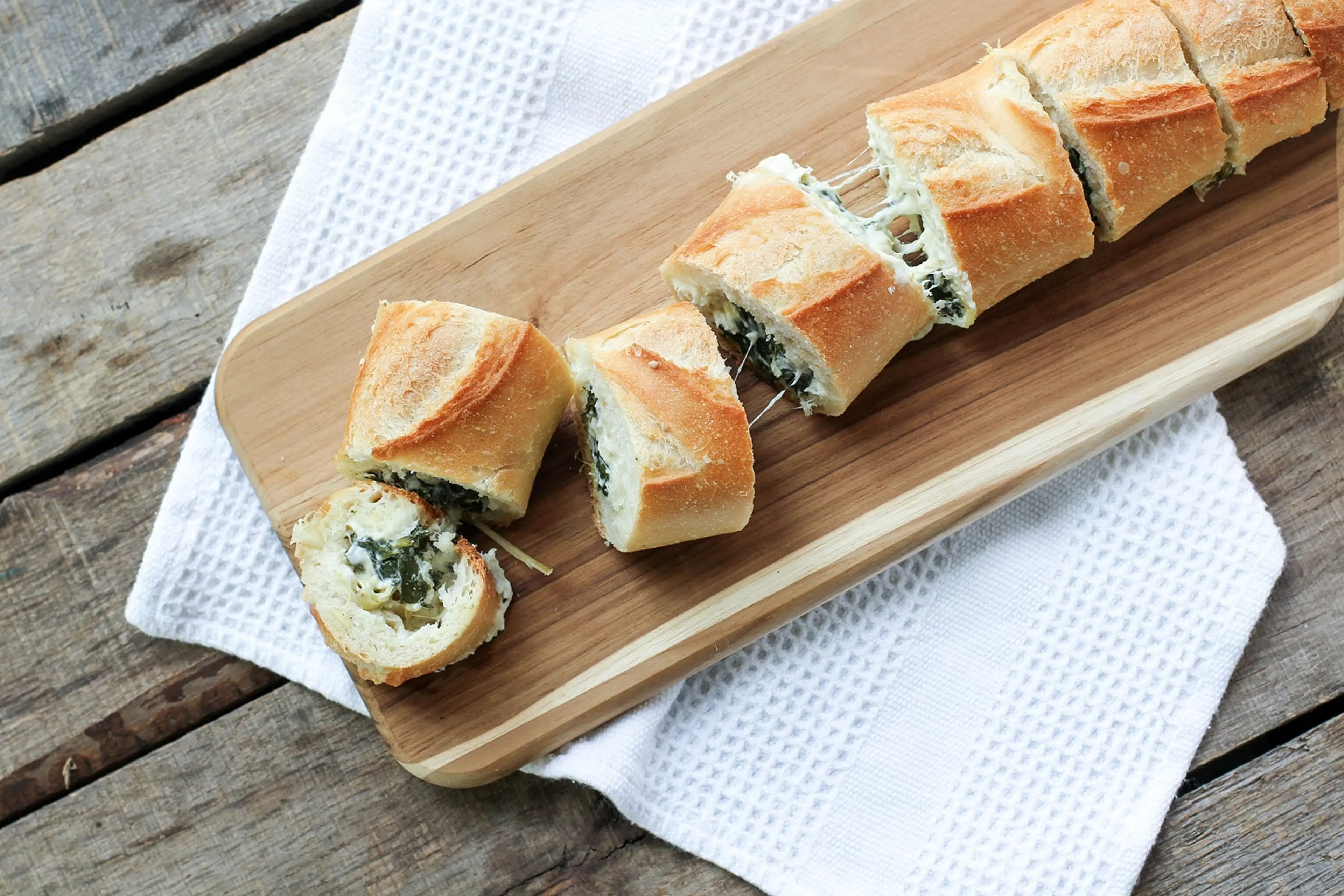 Spinach Artichoke Dip Stuffed Bread Recipe