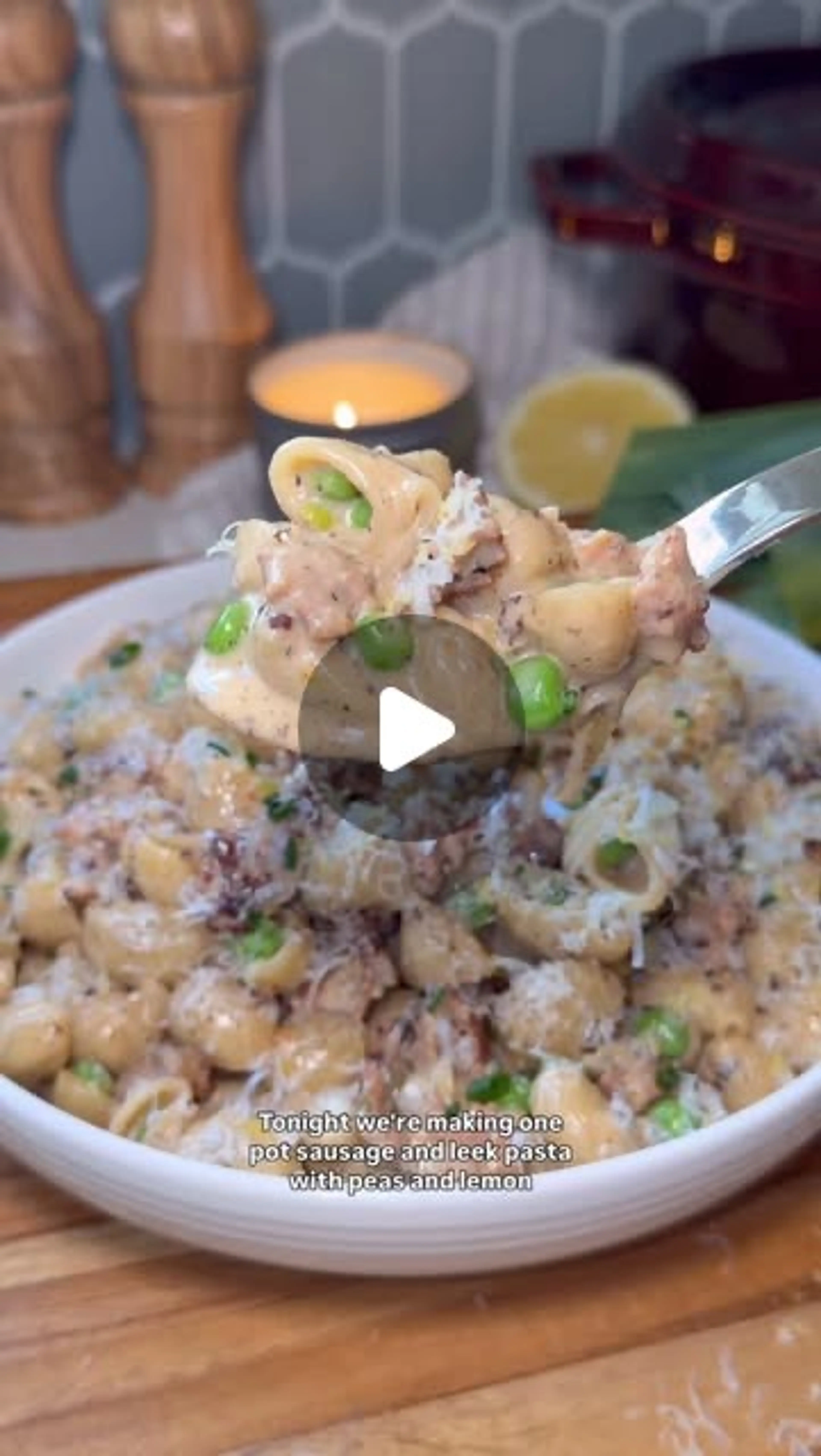 Dinner for Two, Episode Four | One-pot Sausage and Leek Past