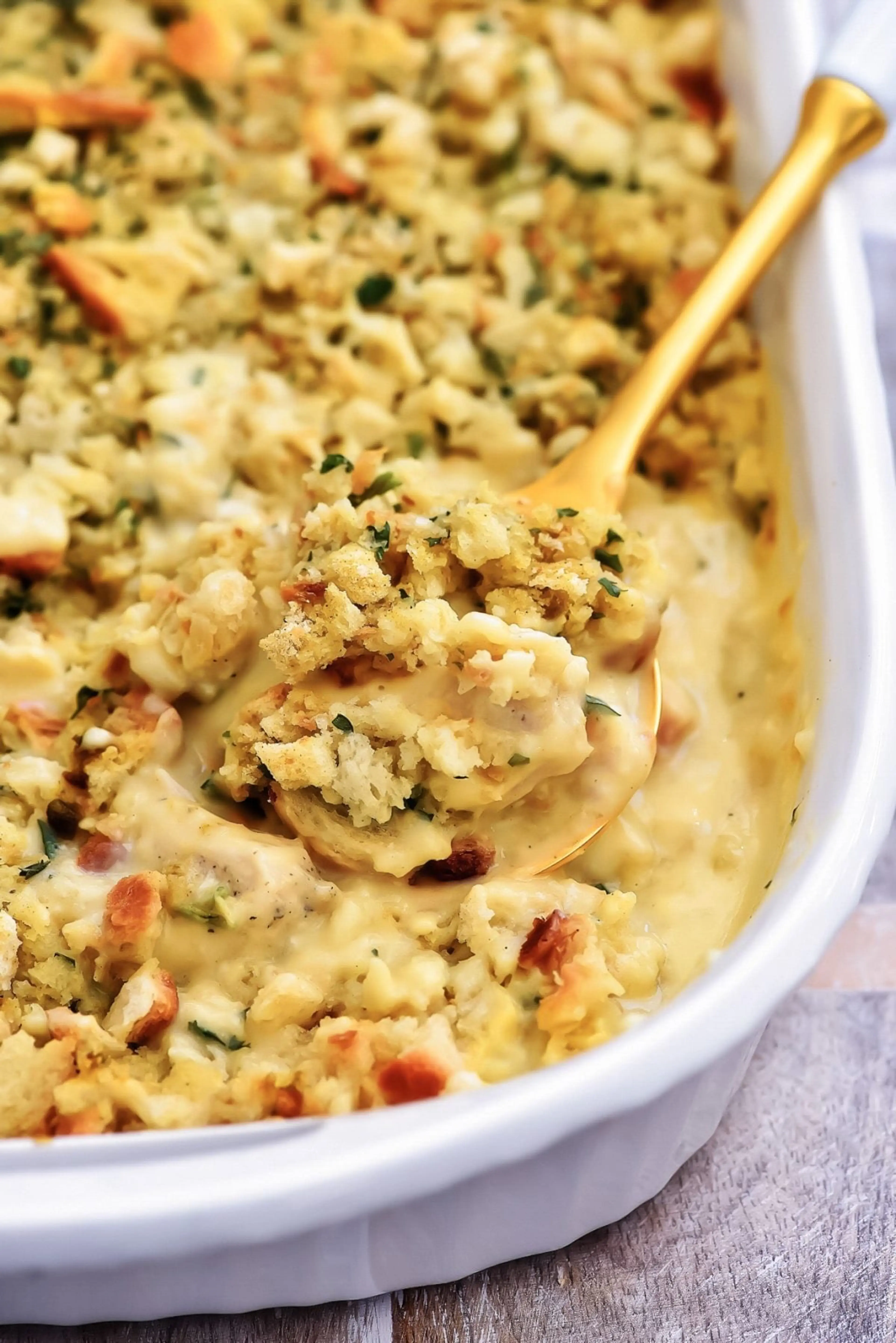 Chicken & Stuffing Bake