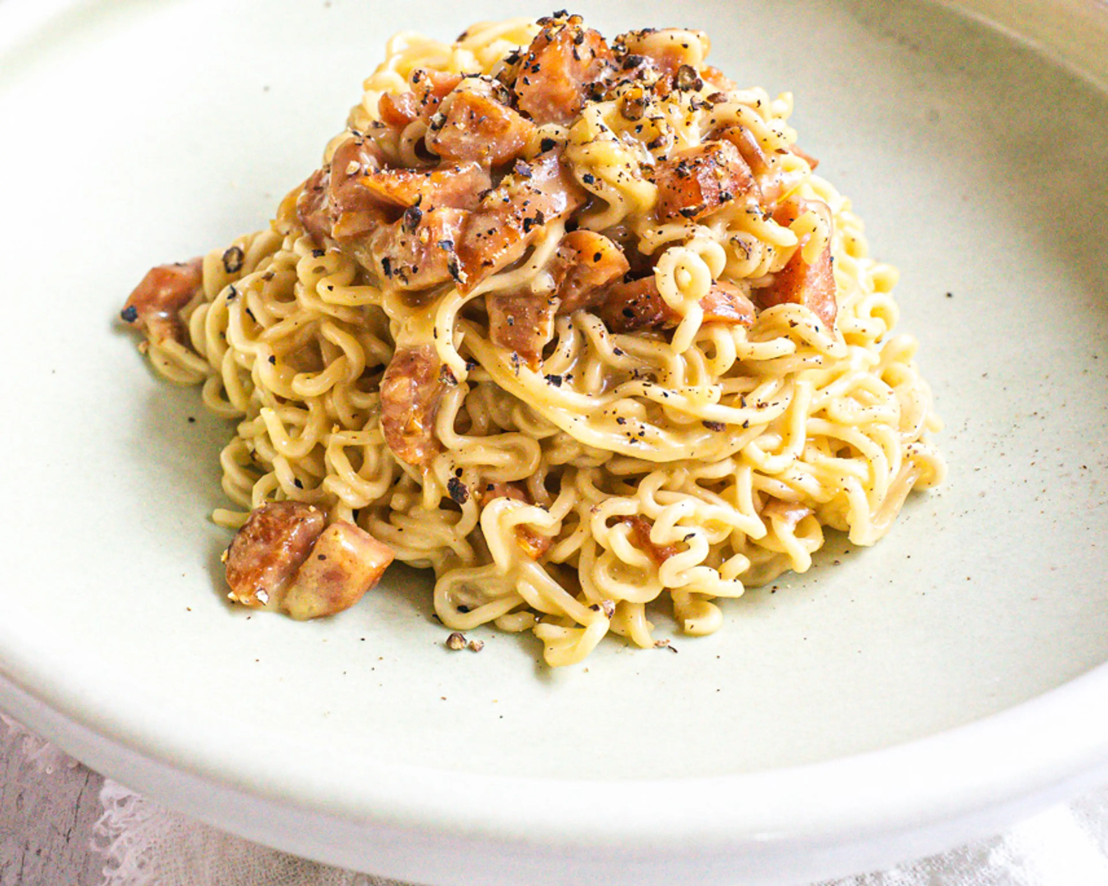 Vegan Ramen Carbonara