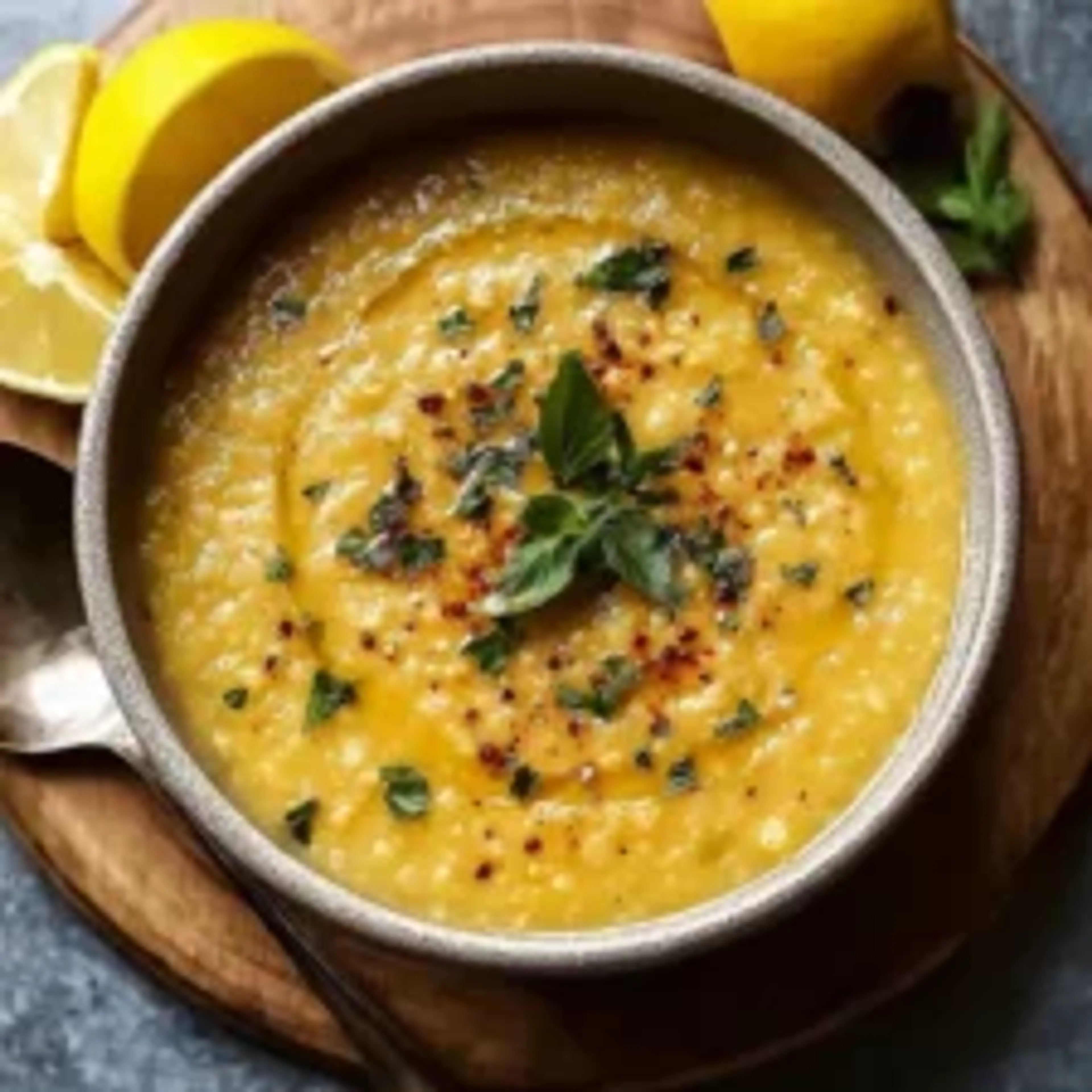 Lebanese Lemon Lentil Soup