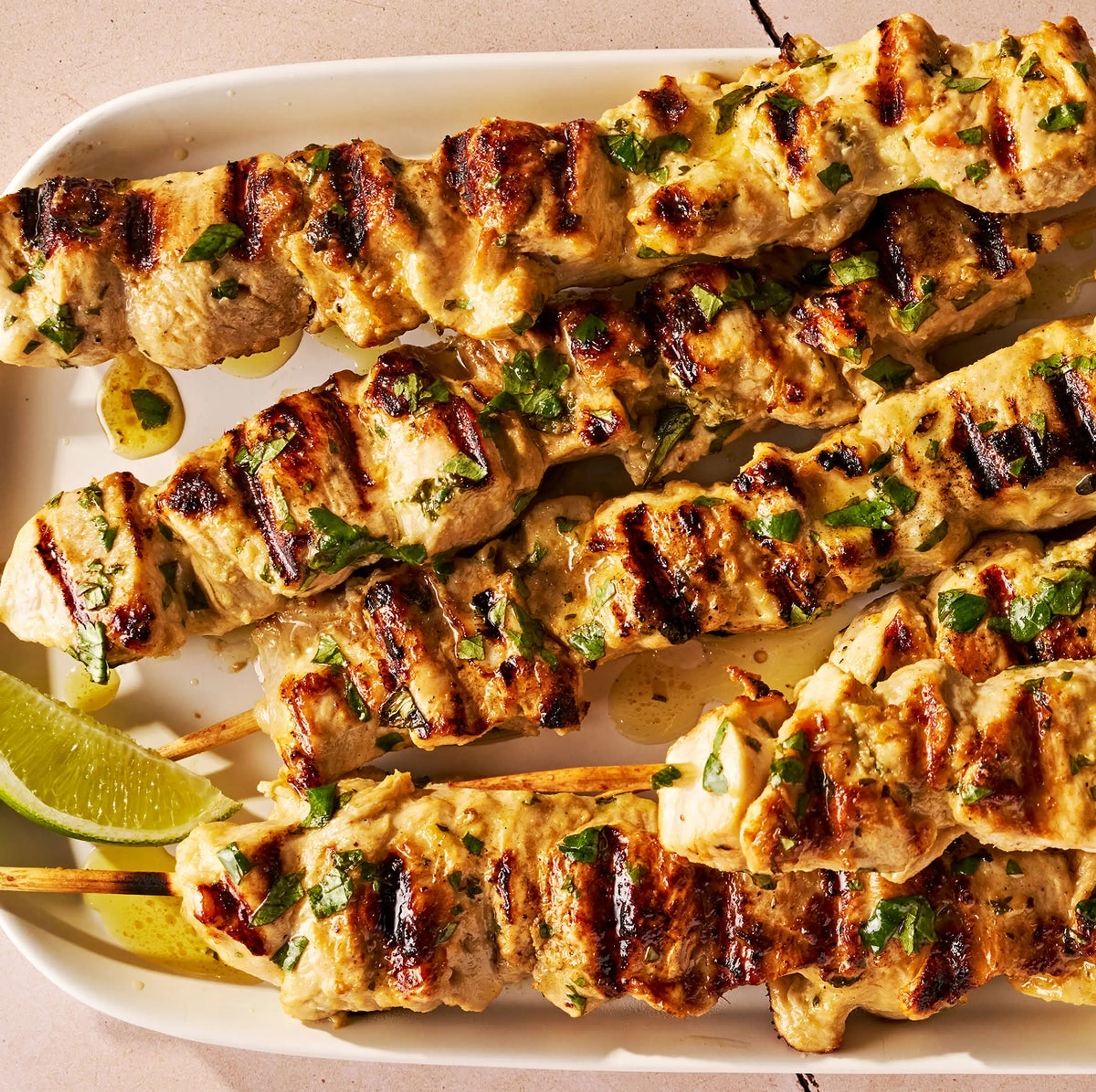 Cilantro-Lime Chicken Skewers