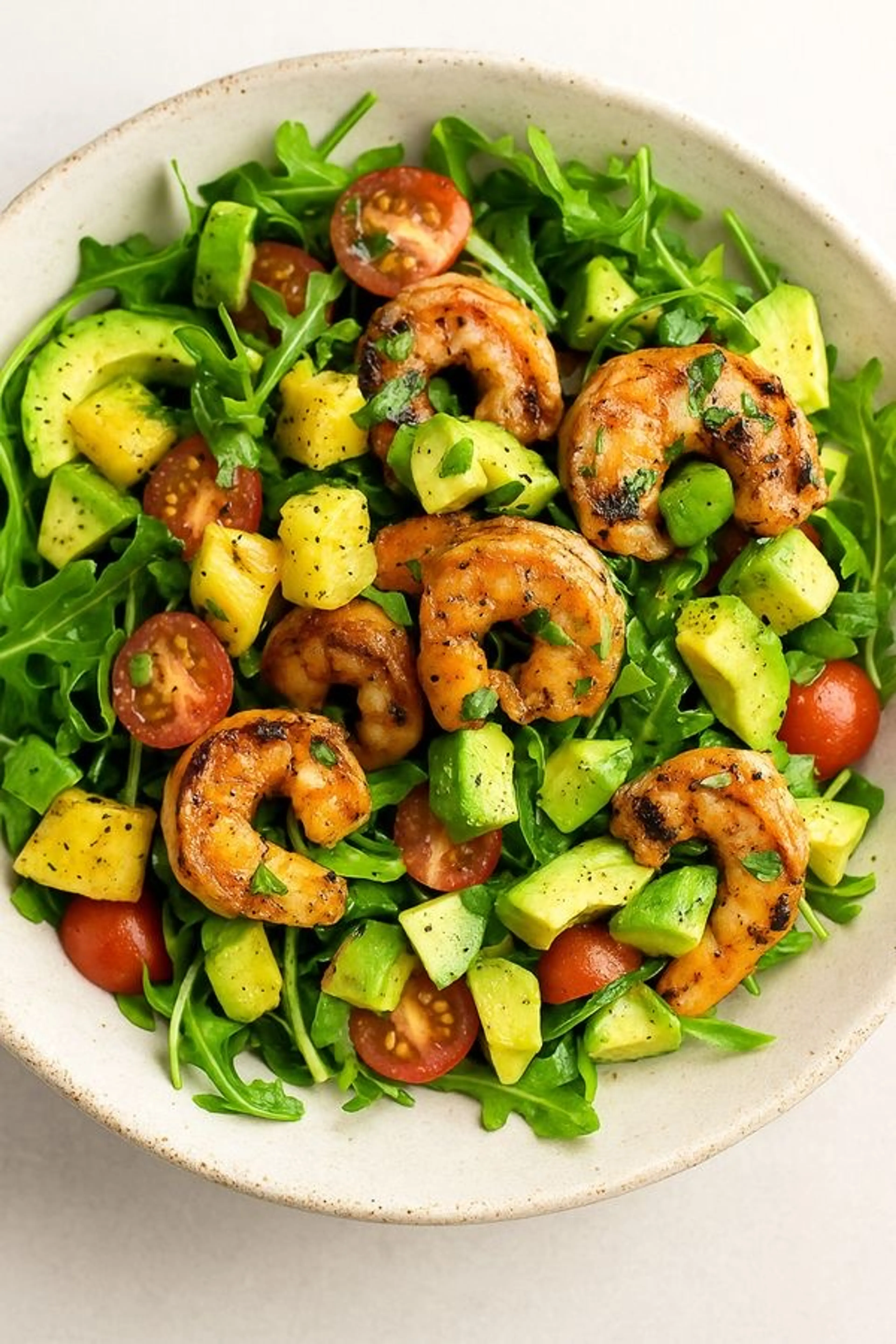 Grilled Shrimp and Avocado Salad