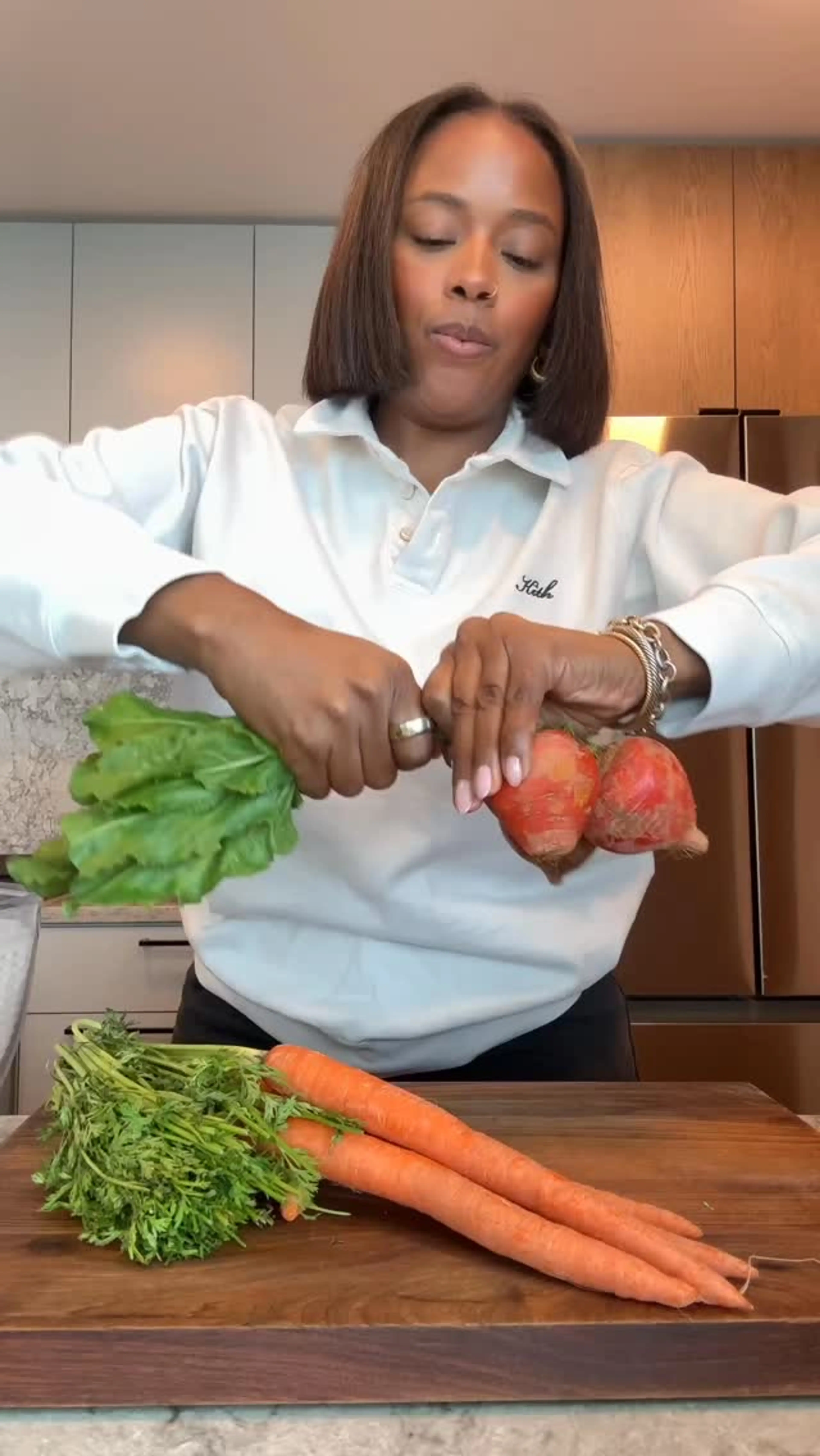 Beet Green and Carrot Top Pesto