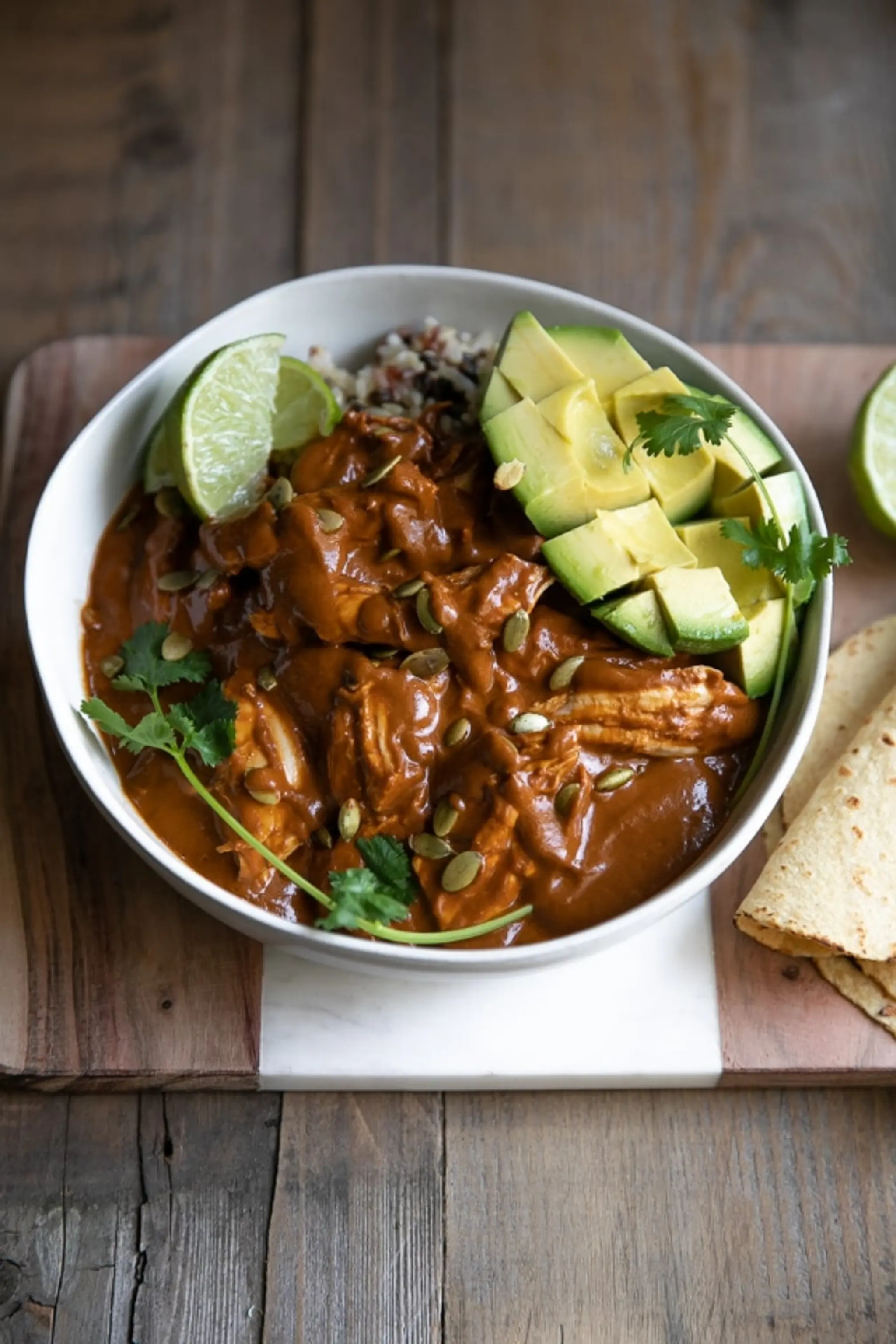 Chicken Mole with Homemade Mole Sauce