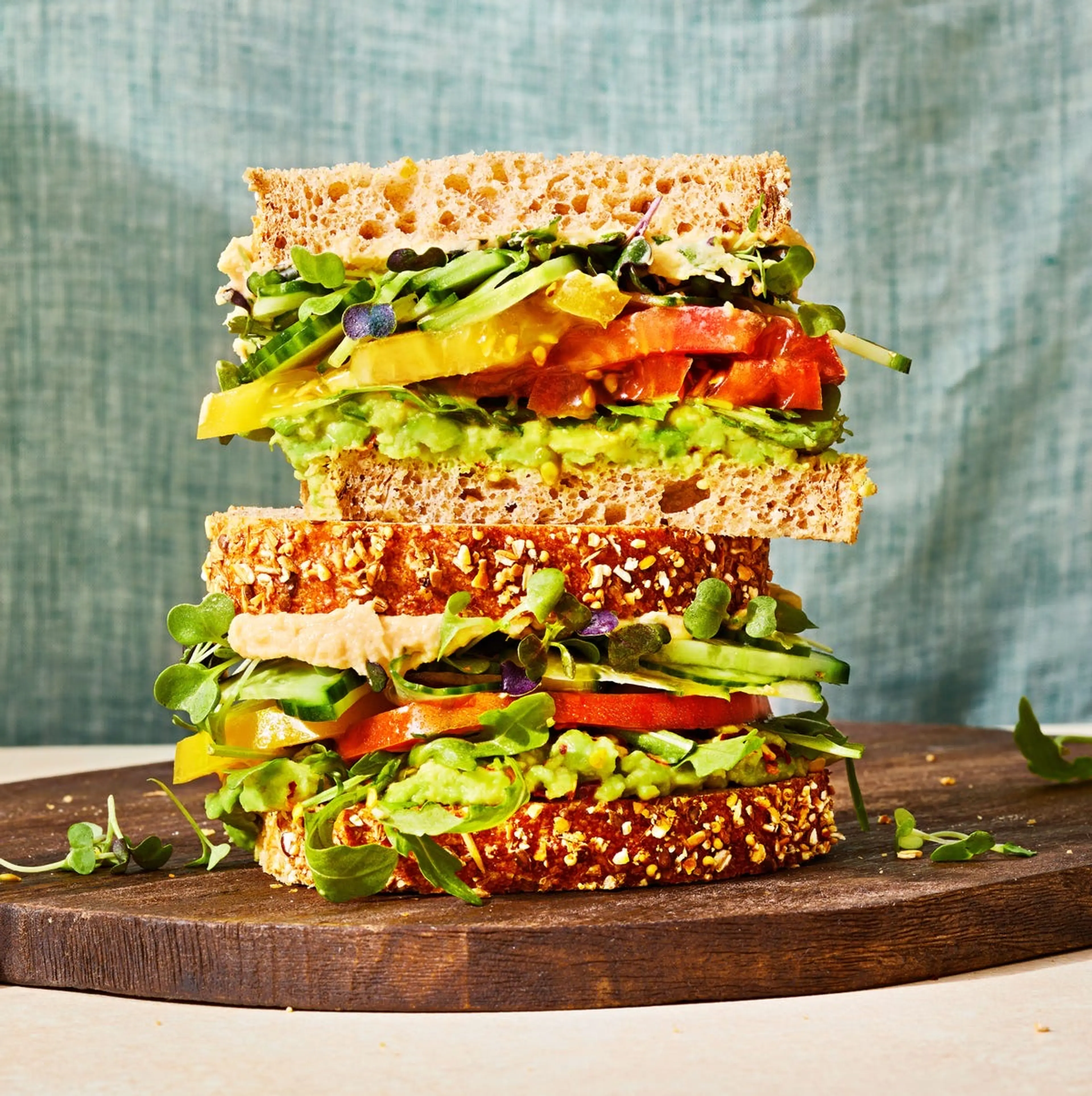 Fully-Loaded Veggie Sandwiches