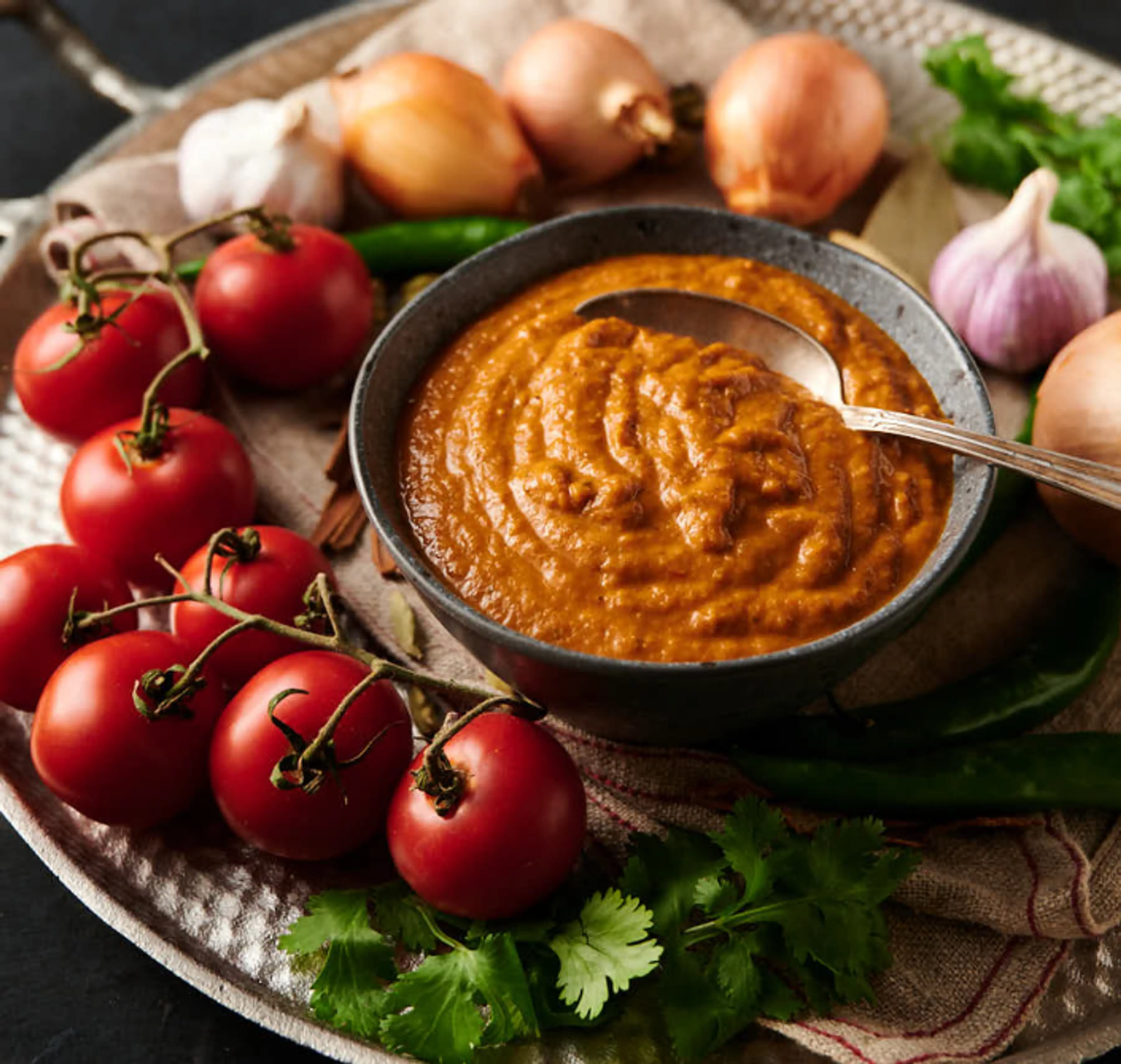 Indian curry gravy - hotel style