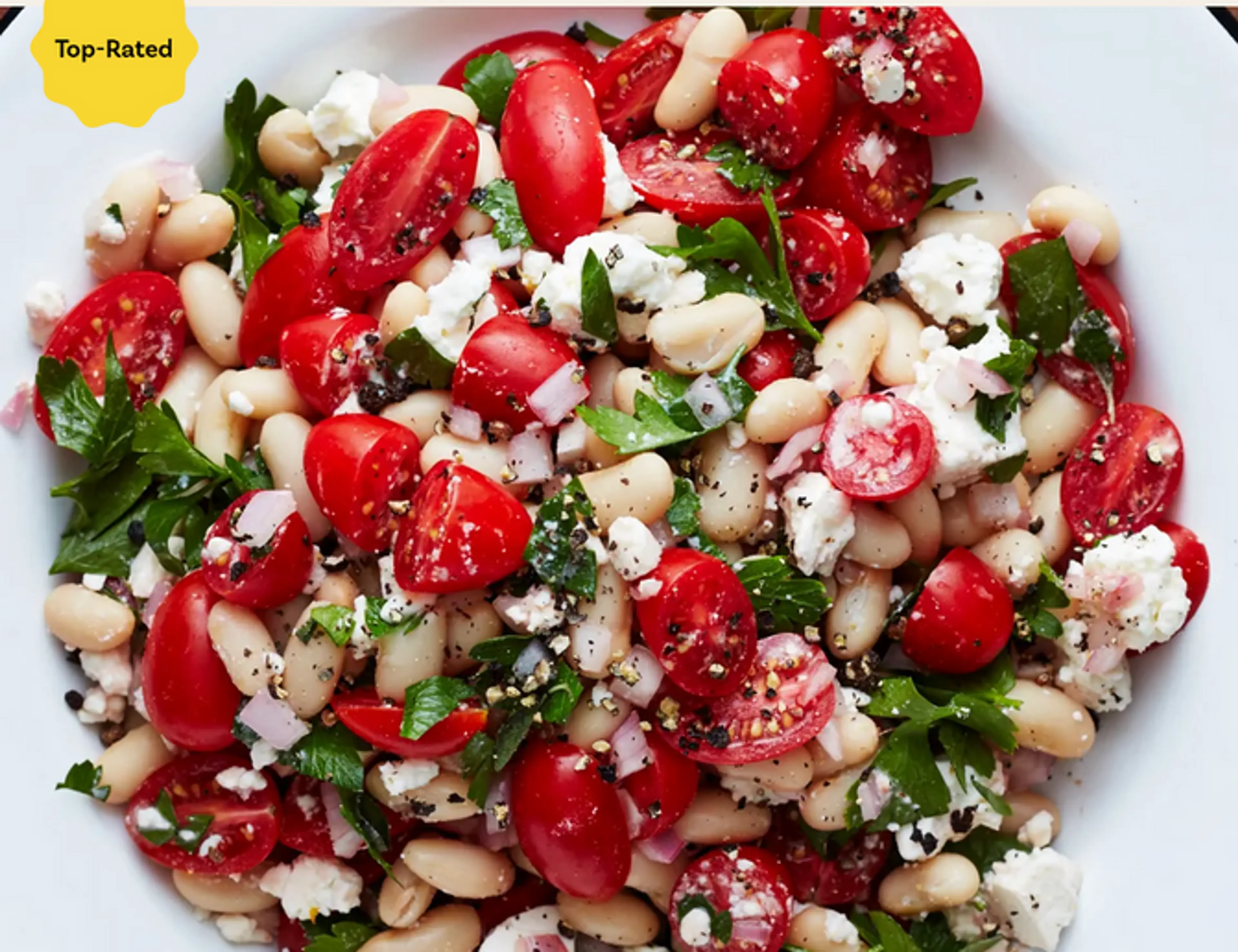Tomato and Feta White Bean Salad