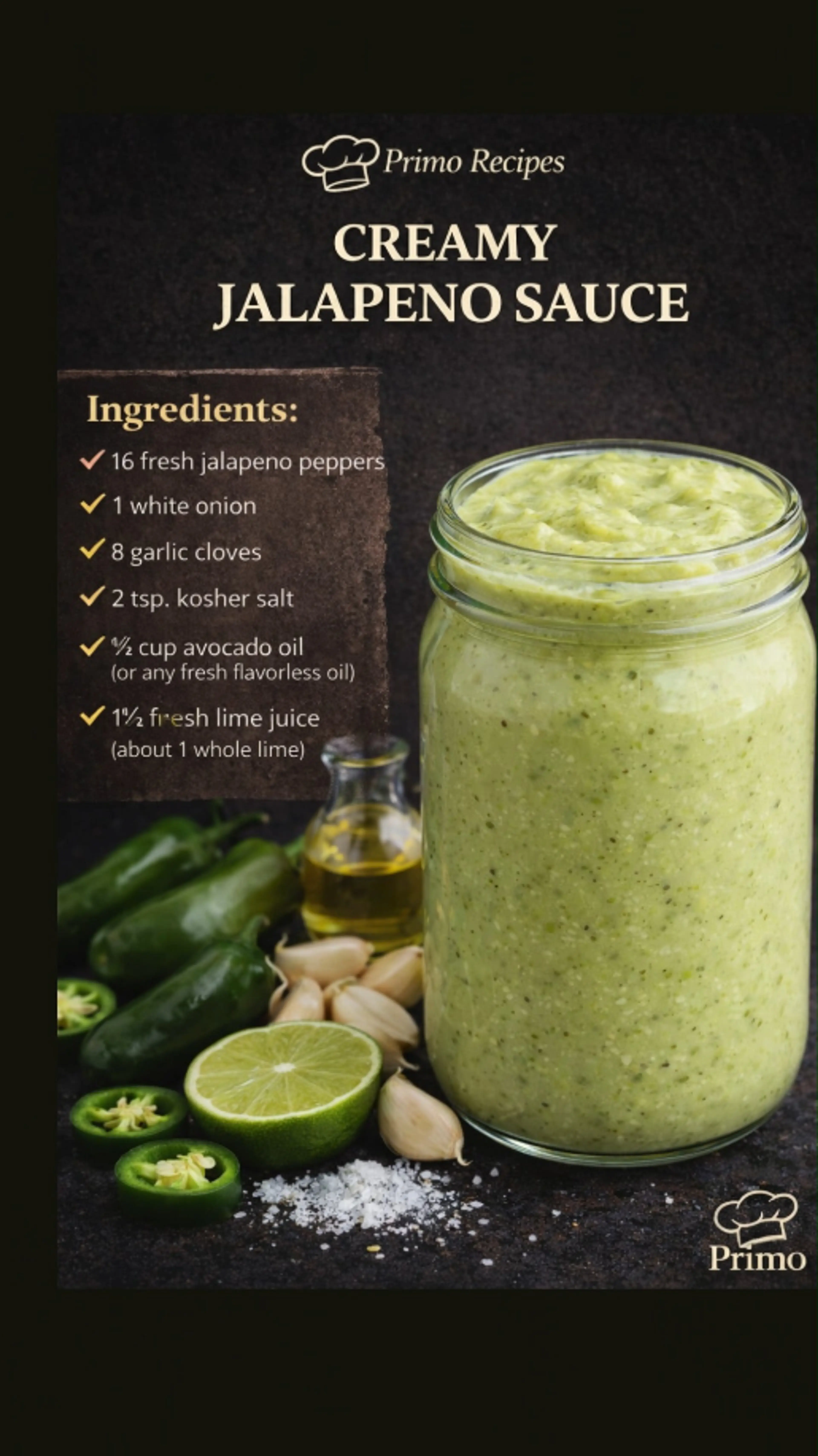 Creamy Jalapeño Sauce