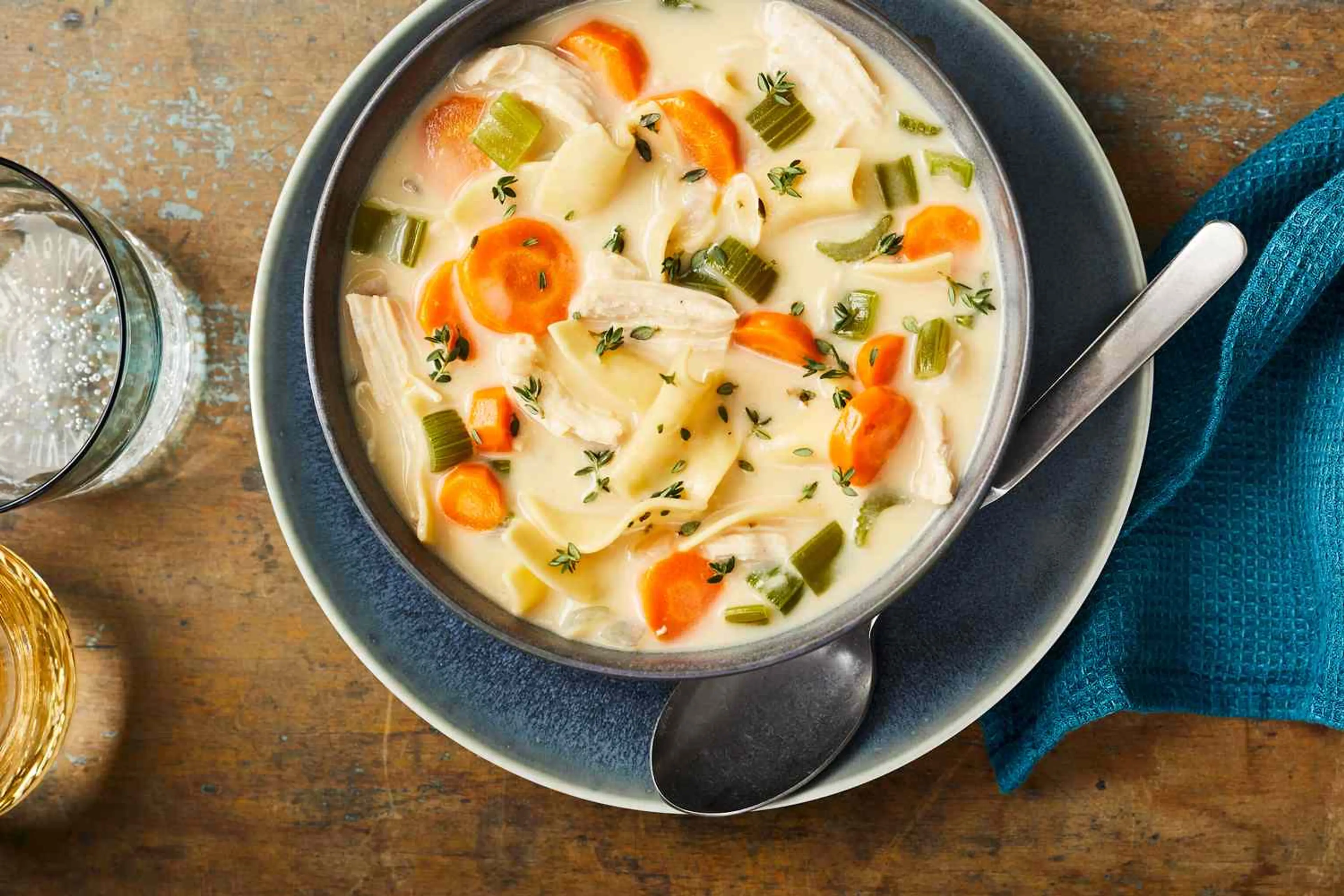 Creamy Chicken Noodle Soup