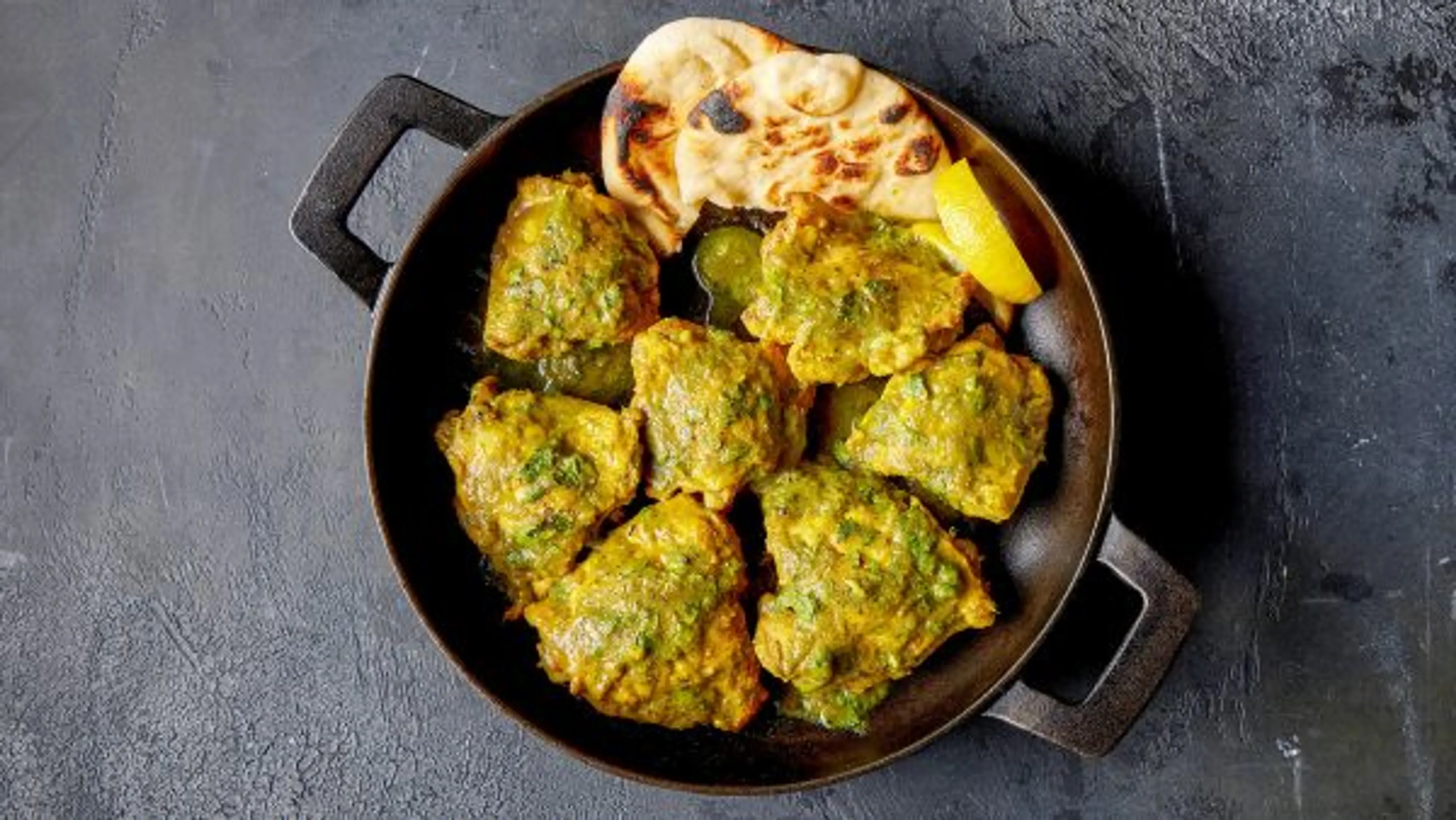 Spice-Braised Lemon-Cilantro Chicken