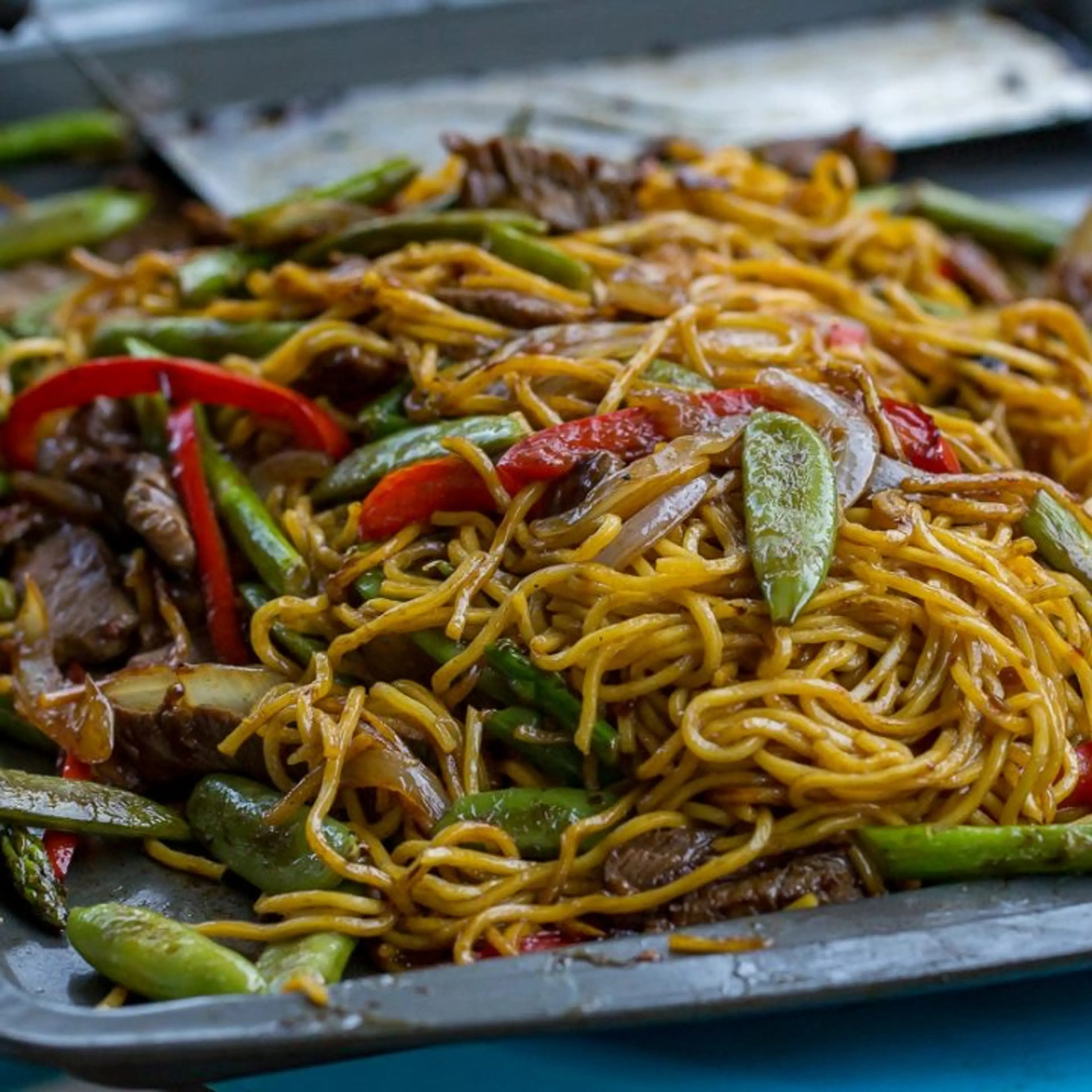 Blackstone Teriyaki Steak Yakisoba