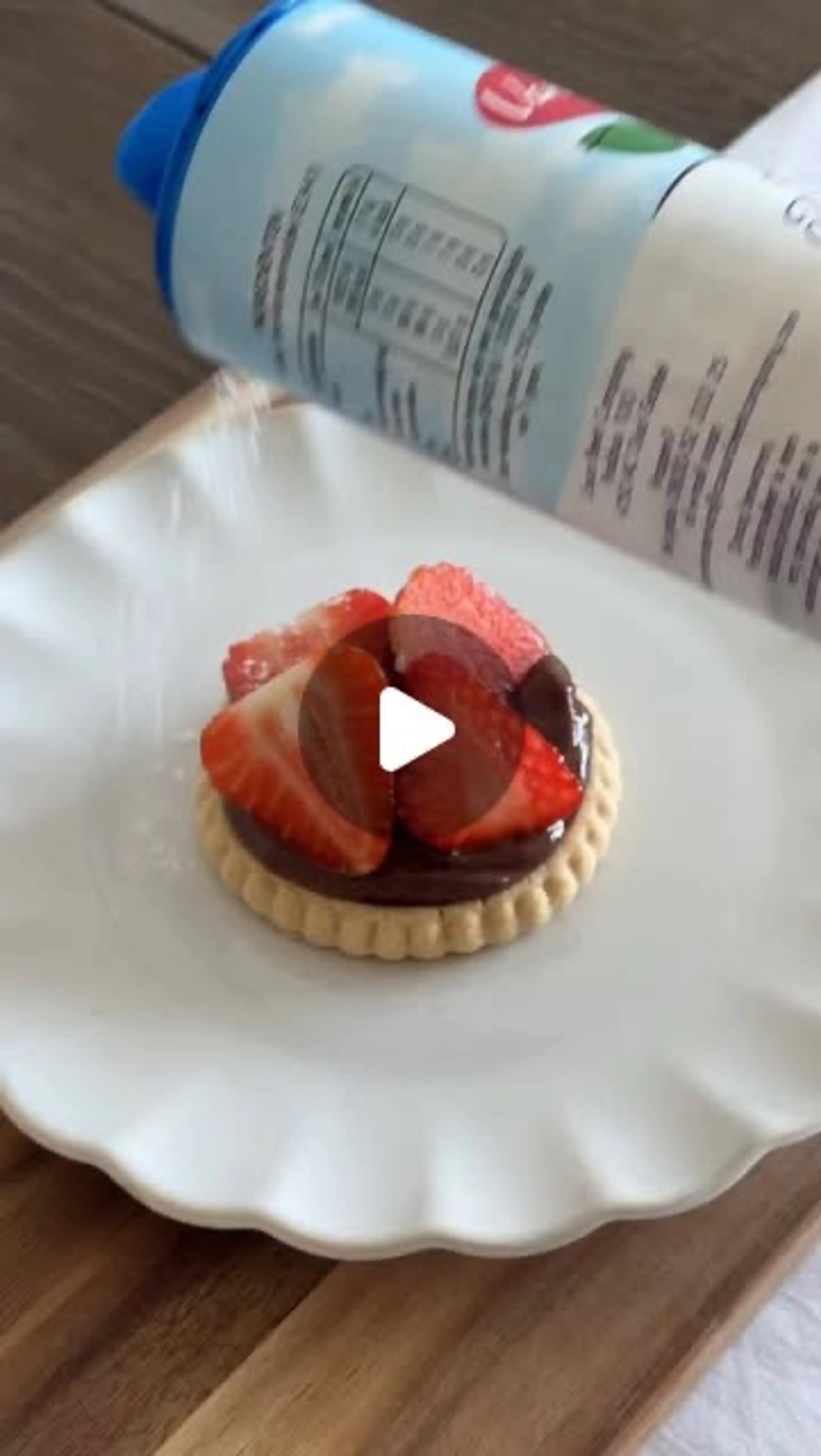 Aardbei Choco Gebaksschelp