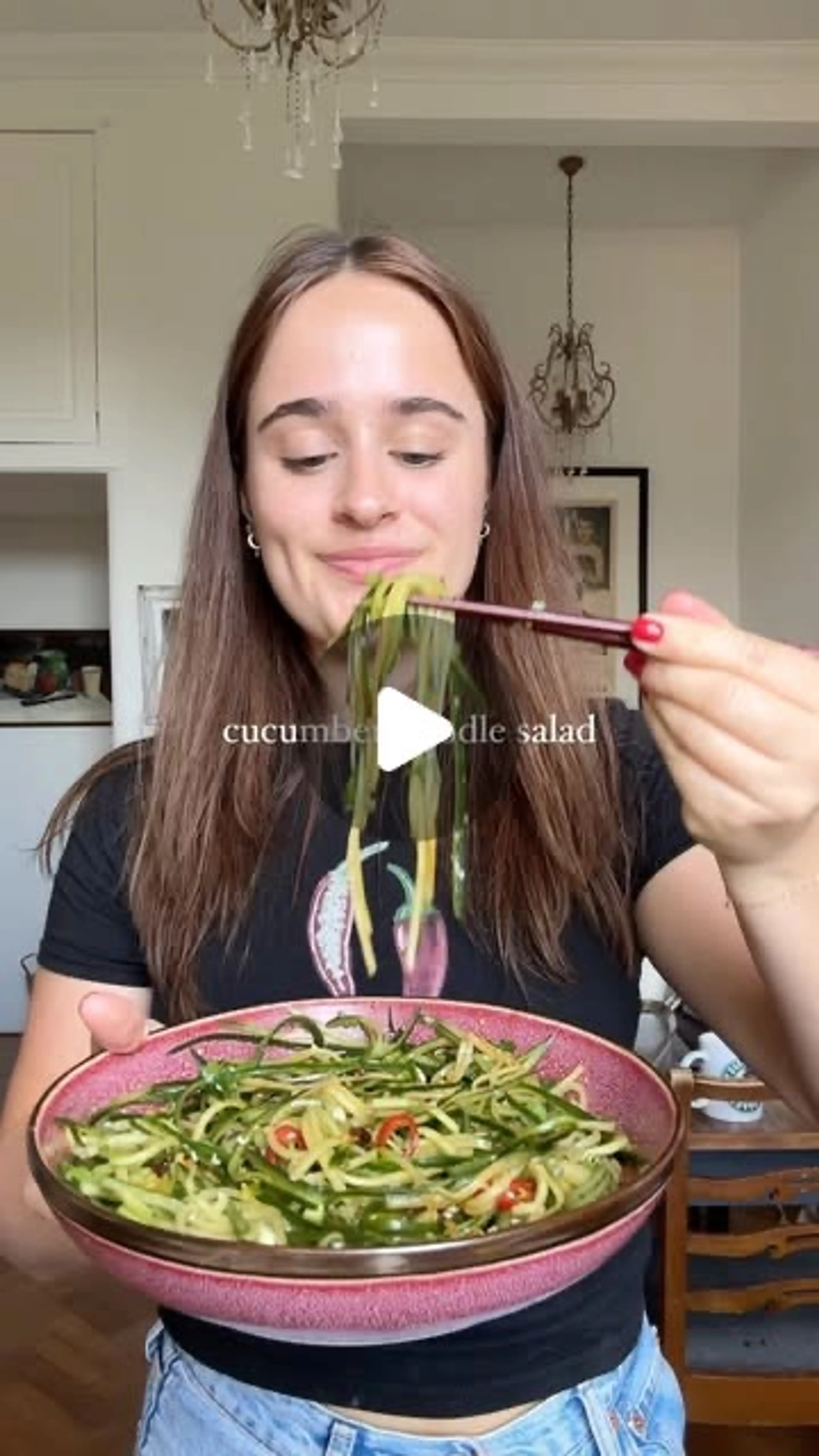 Cucumber Noodle Salad