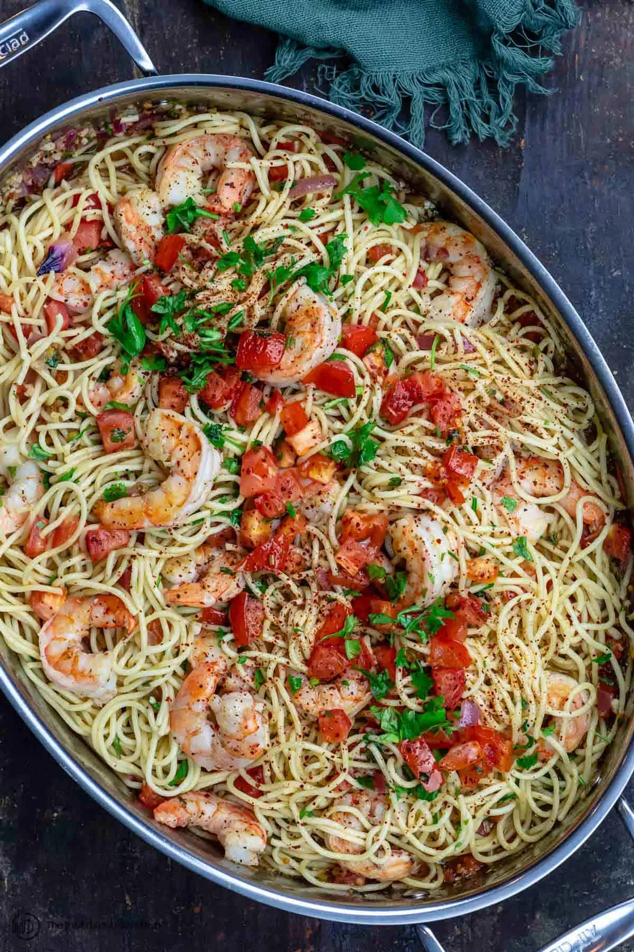 Shrimp Pasta Recipe, Mediterranean-Style