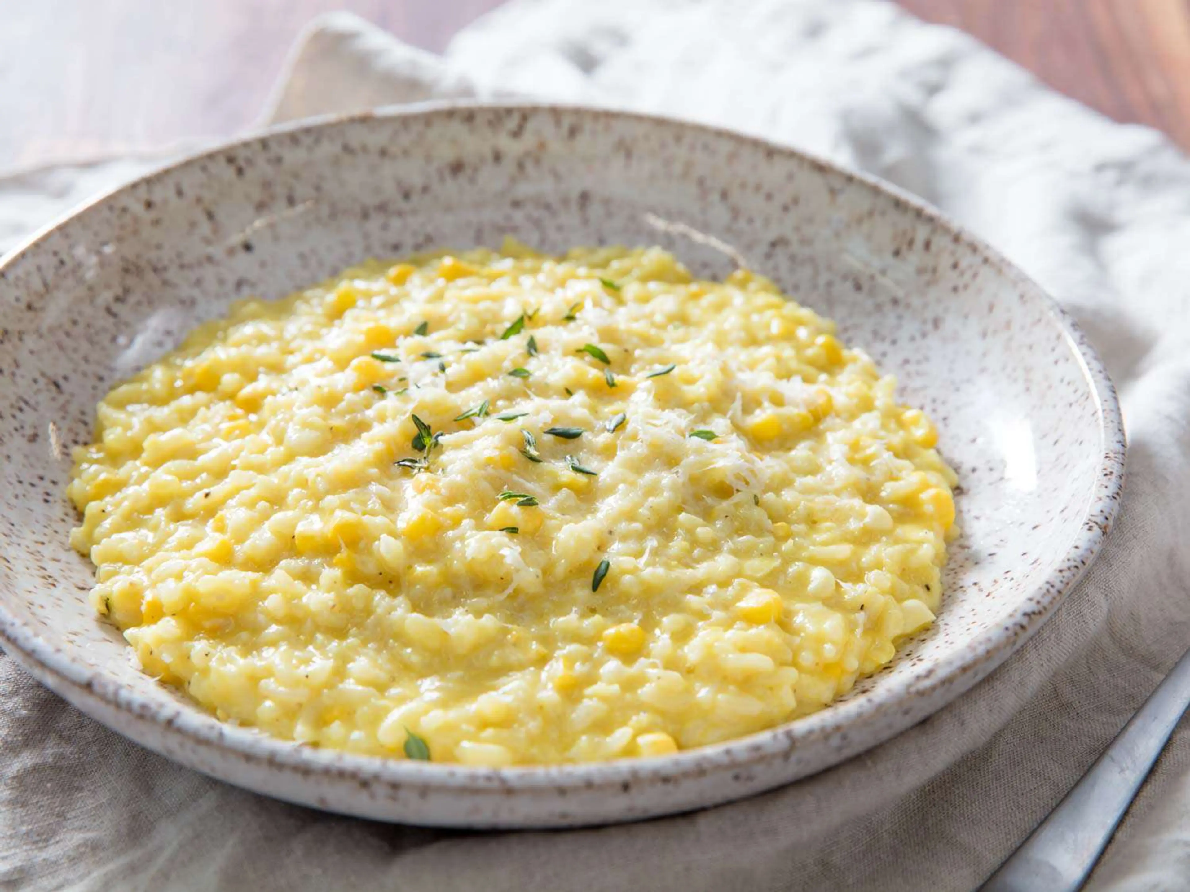 Pressure Cooker Corn Risotto