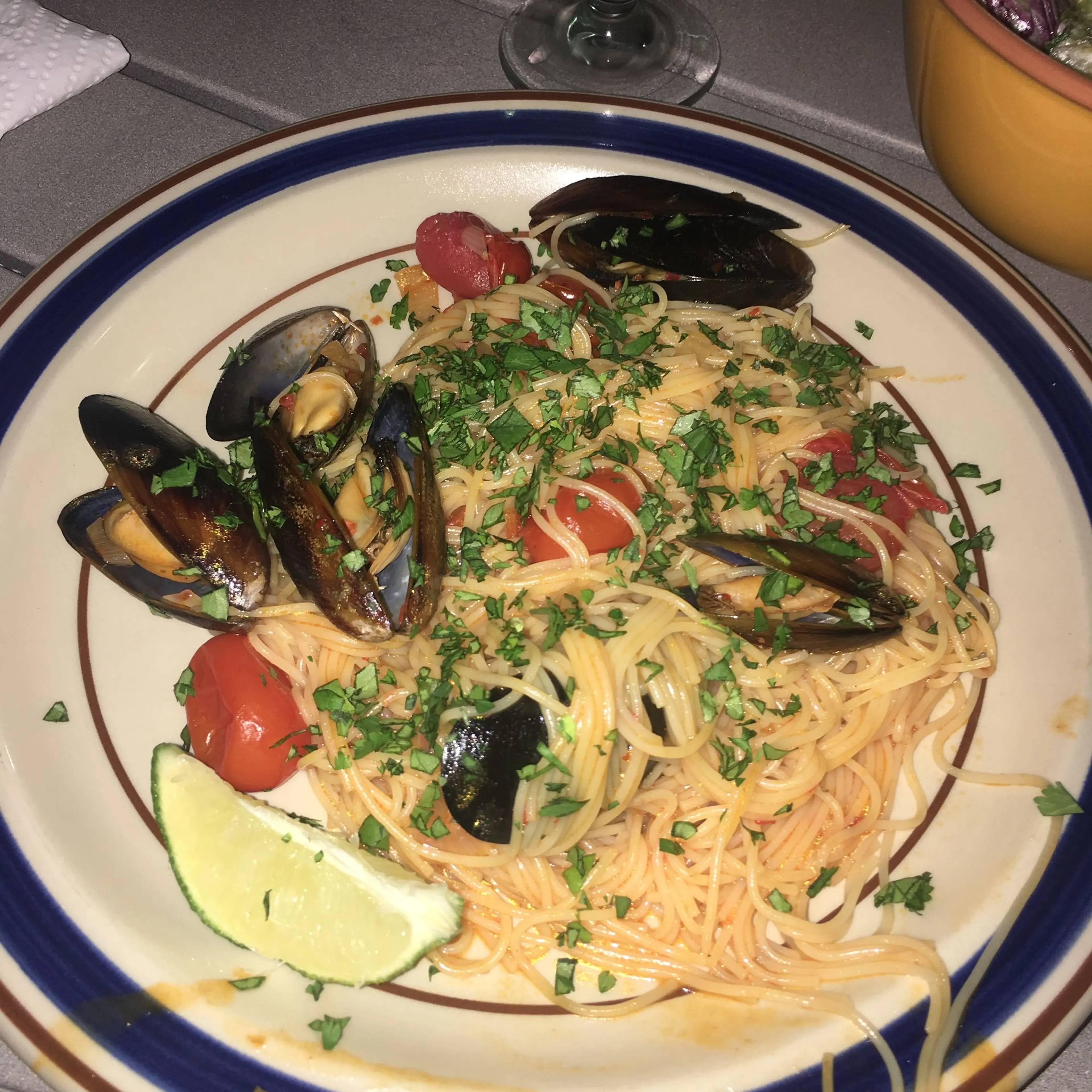 Grilled Shellfish & Tomatoes