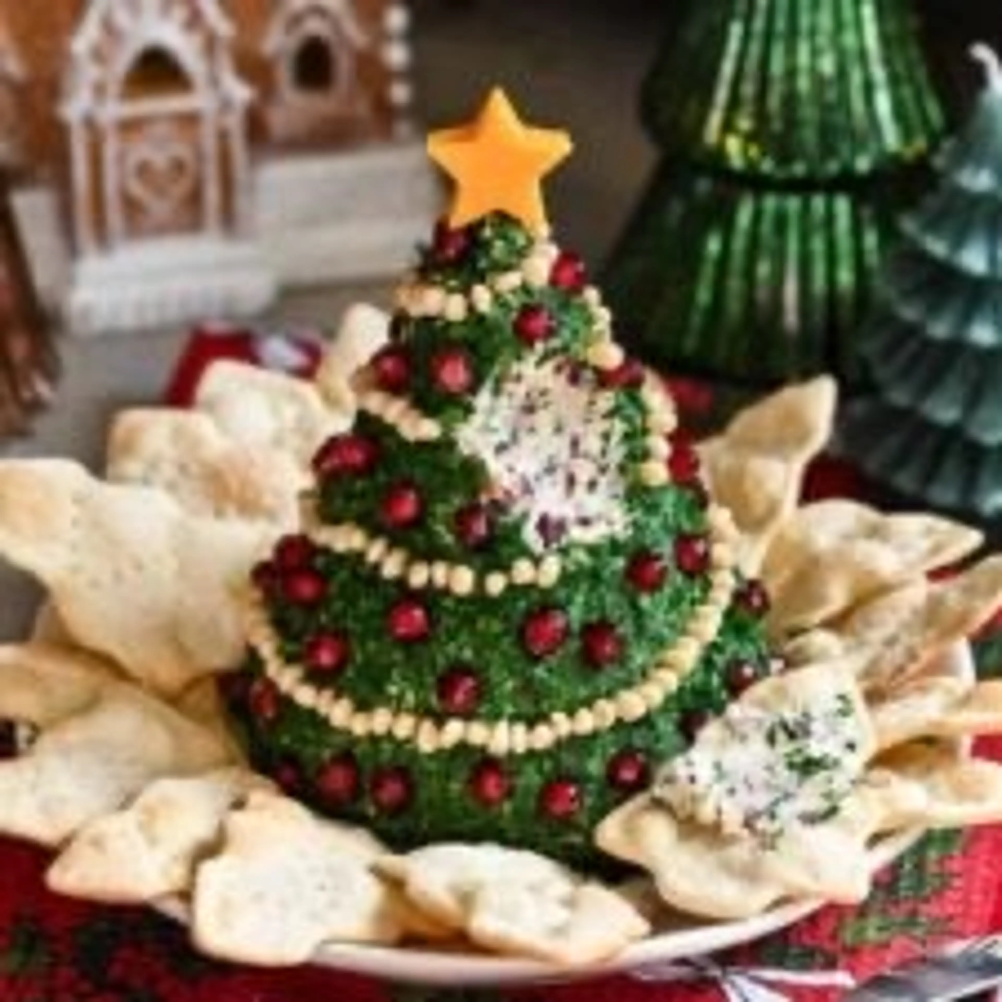 Christmas Tree Cheese Ball