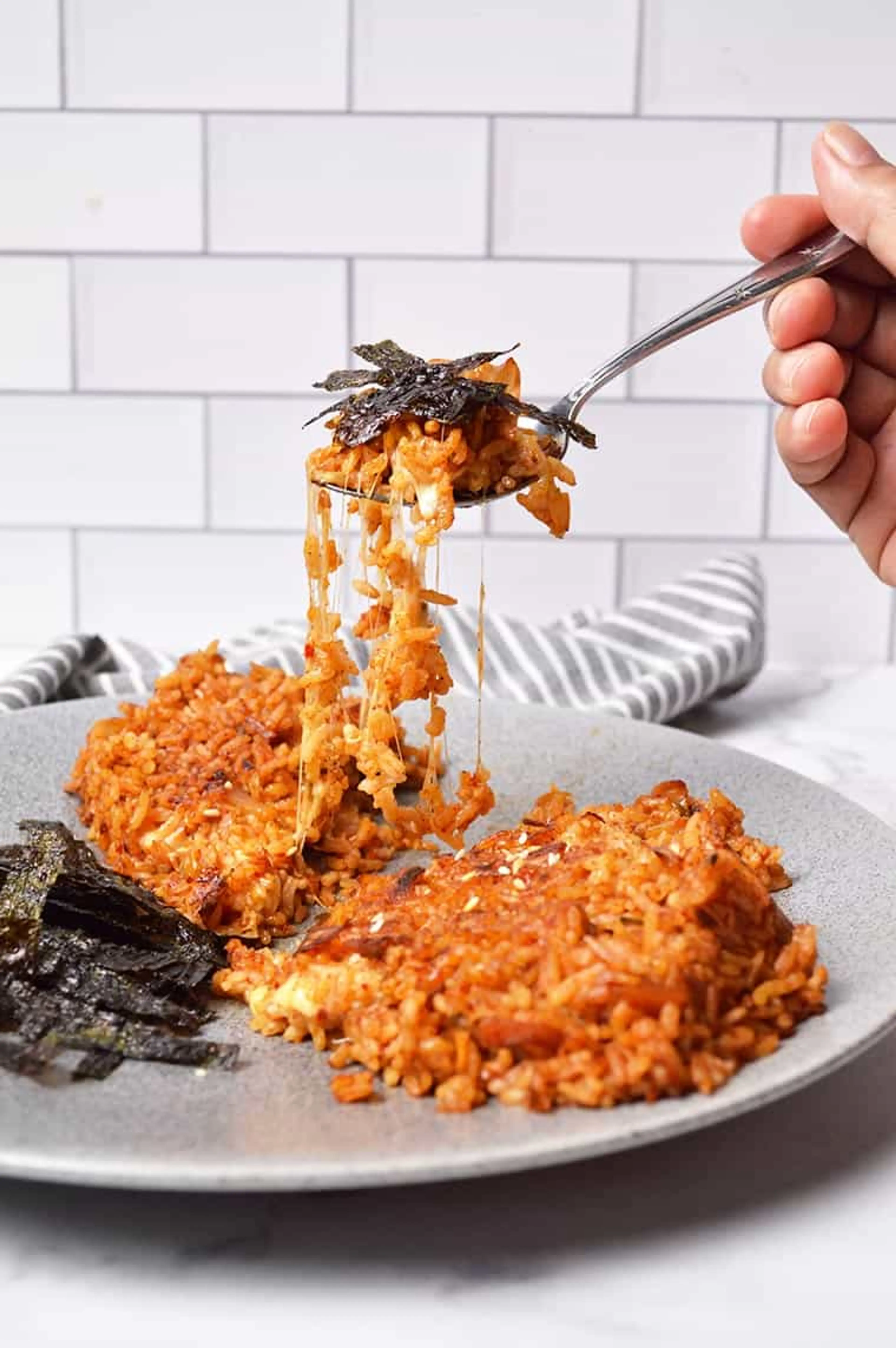 Kimchi Cheese Fried Rice