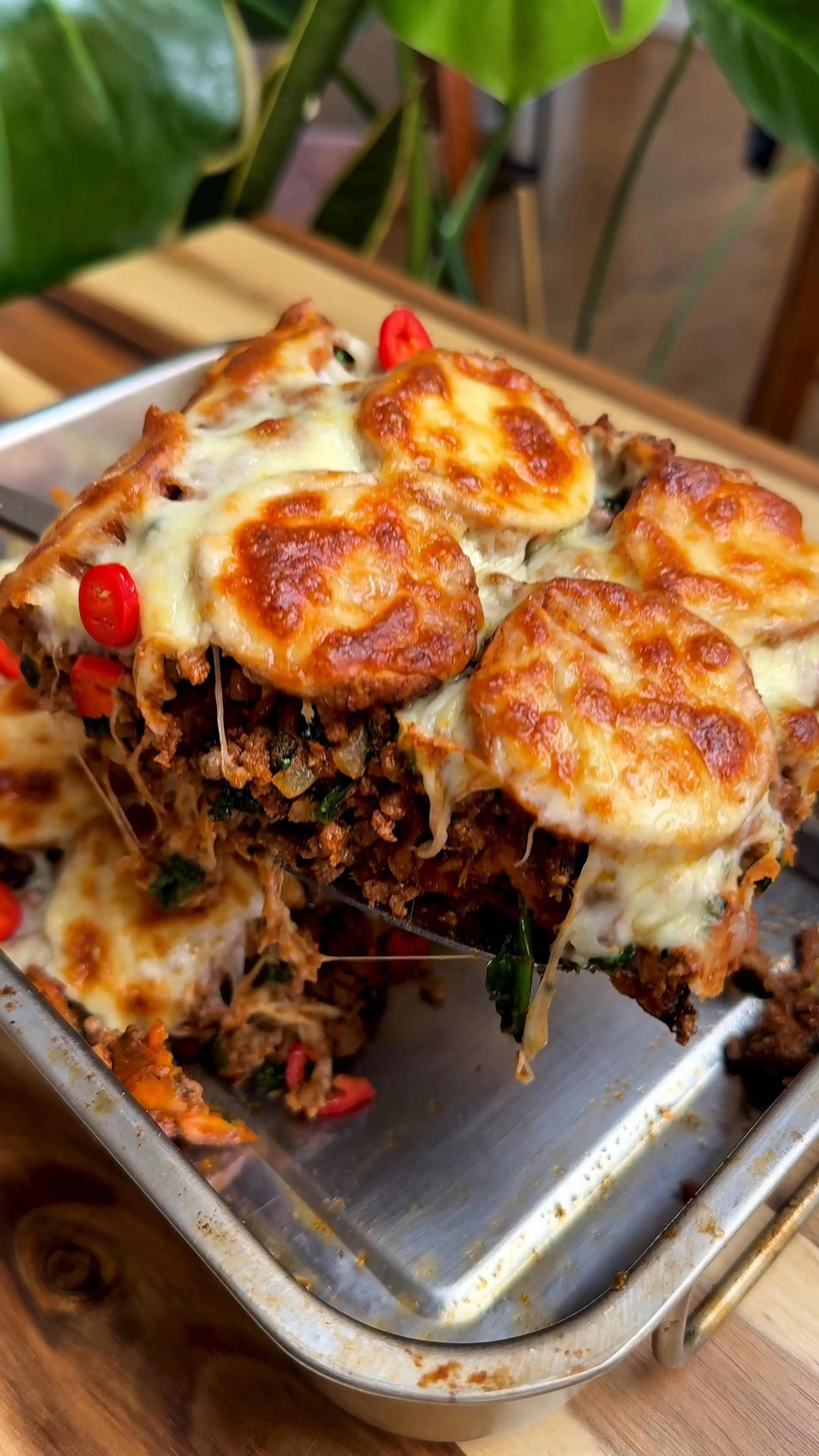 Layered Sweet Potato Bake