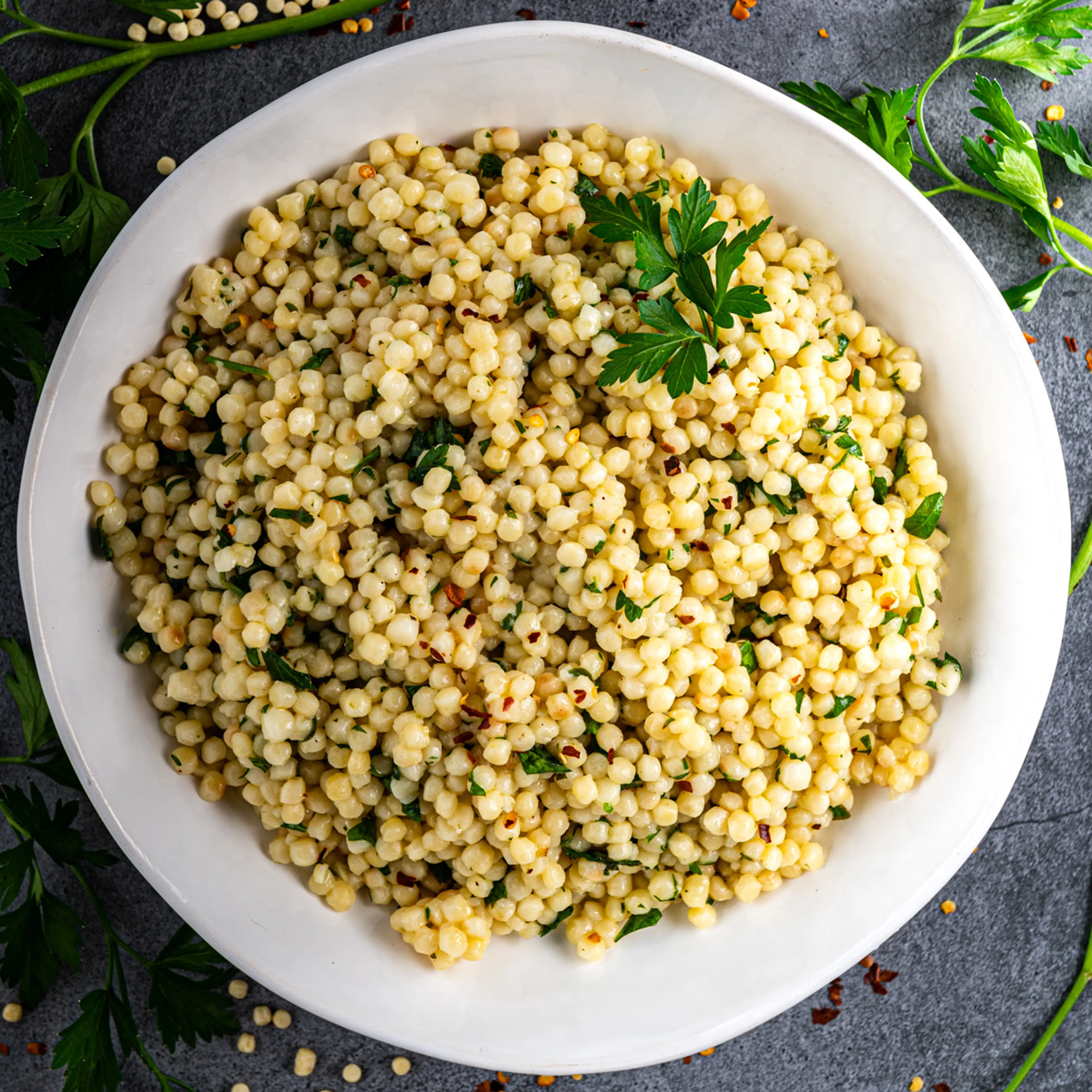 LEMON HERB PEARL COUSCOUS