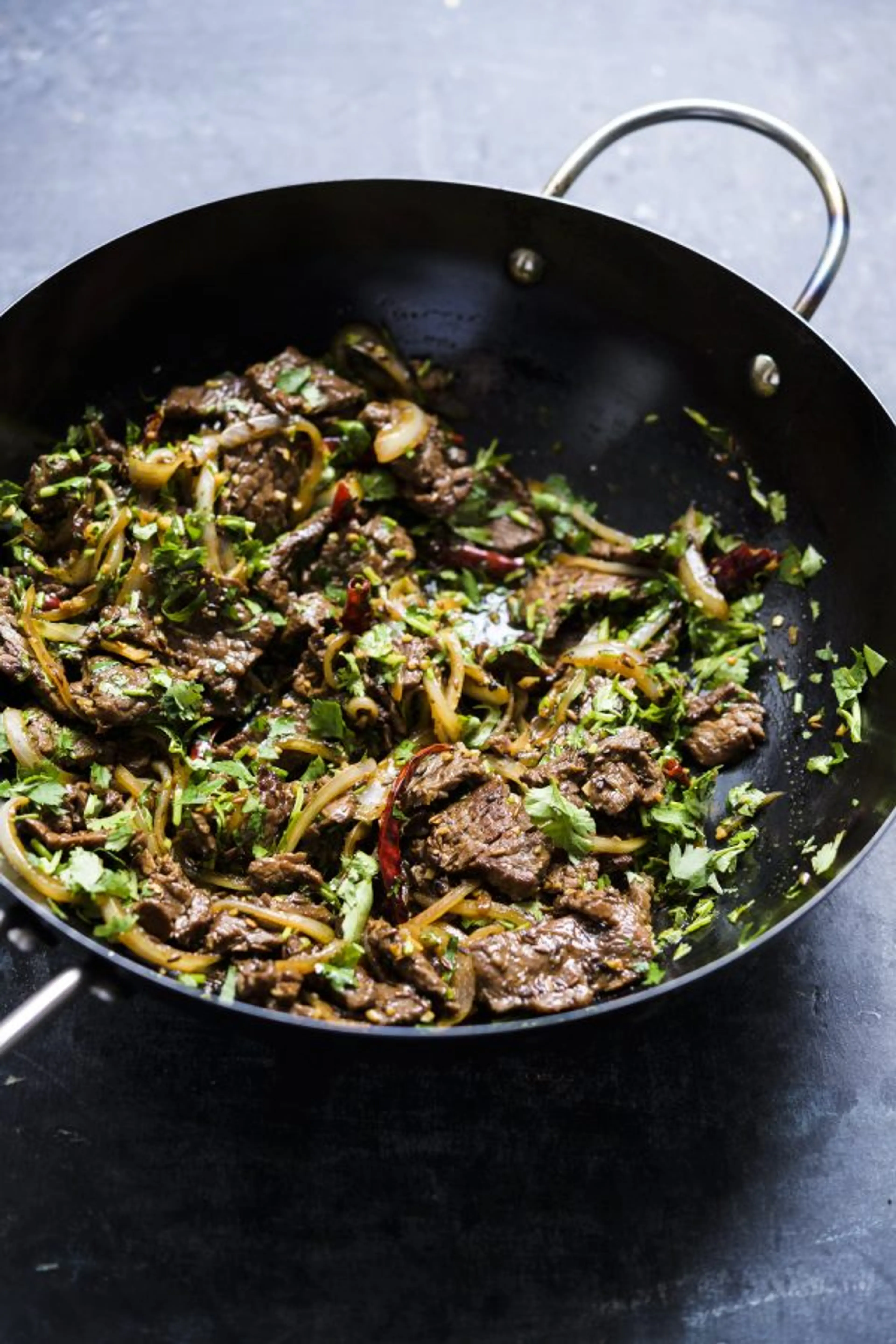 Spicy Stir-Fried Cumin Beef (Wok Version)