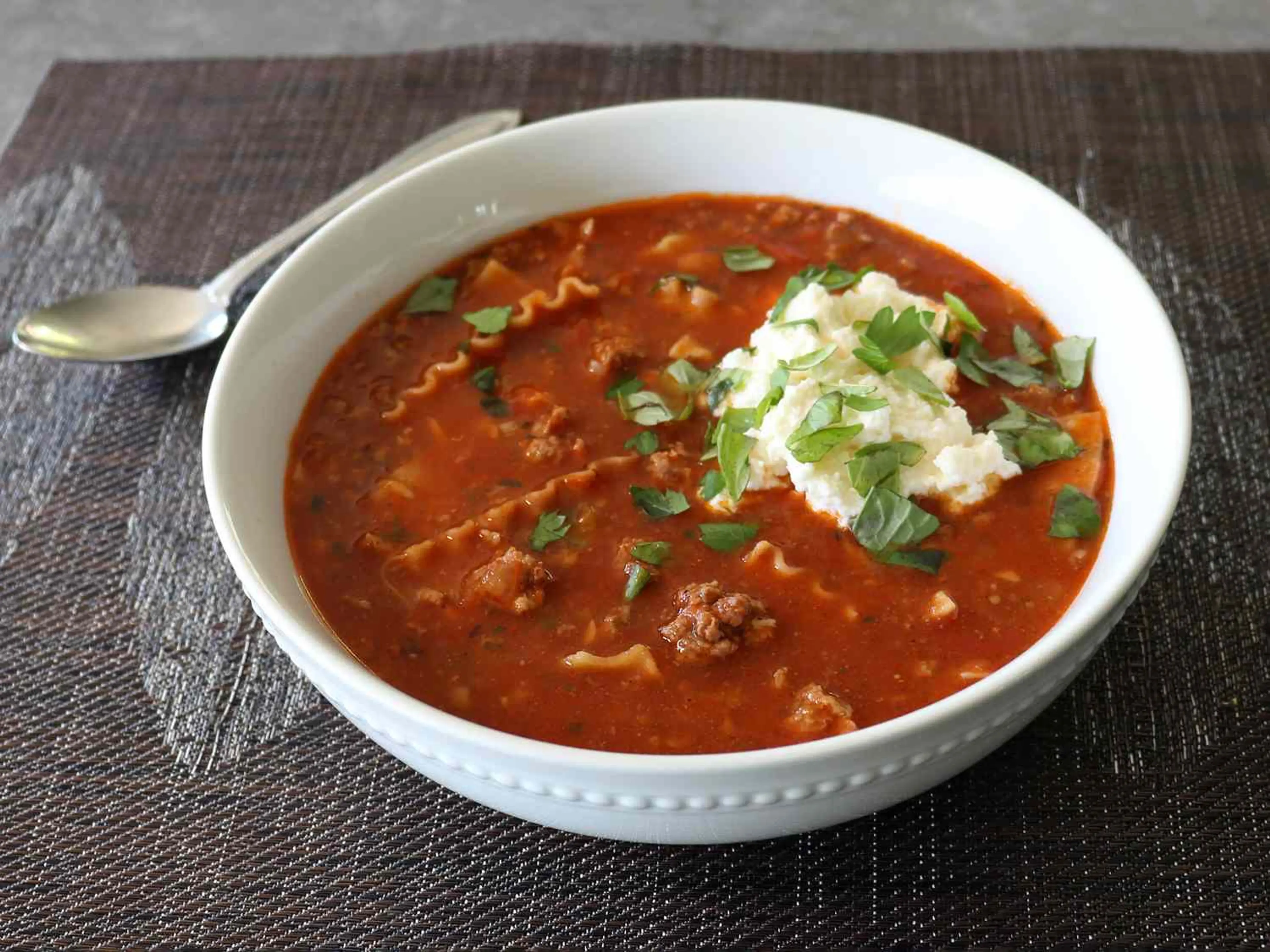 Real Lasagna Soup