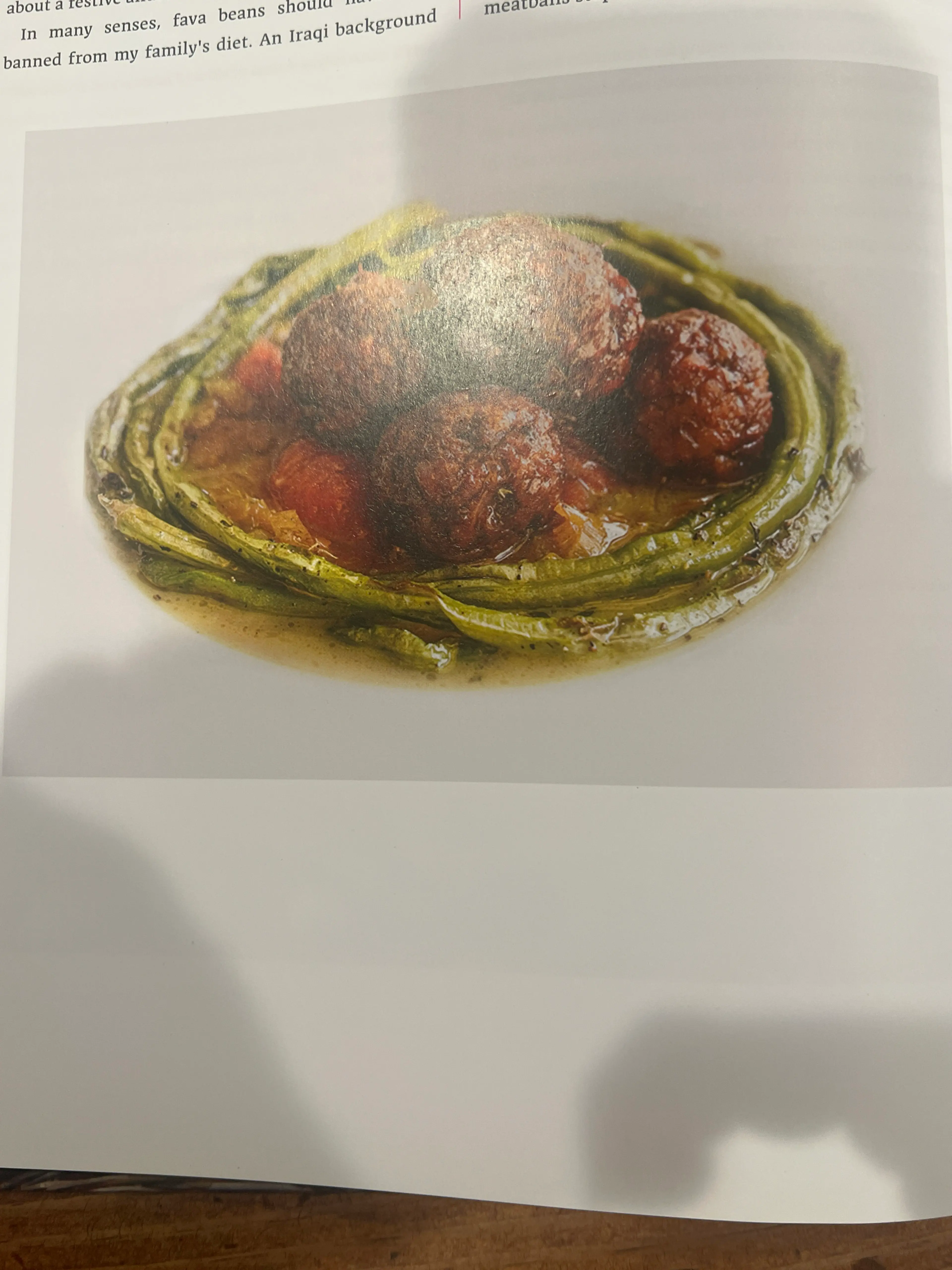 Meatballs with Fava Beans
