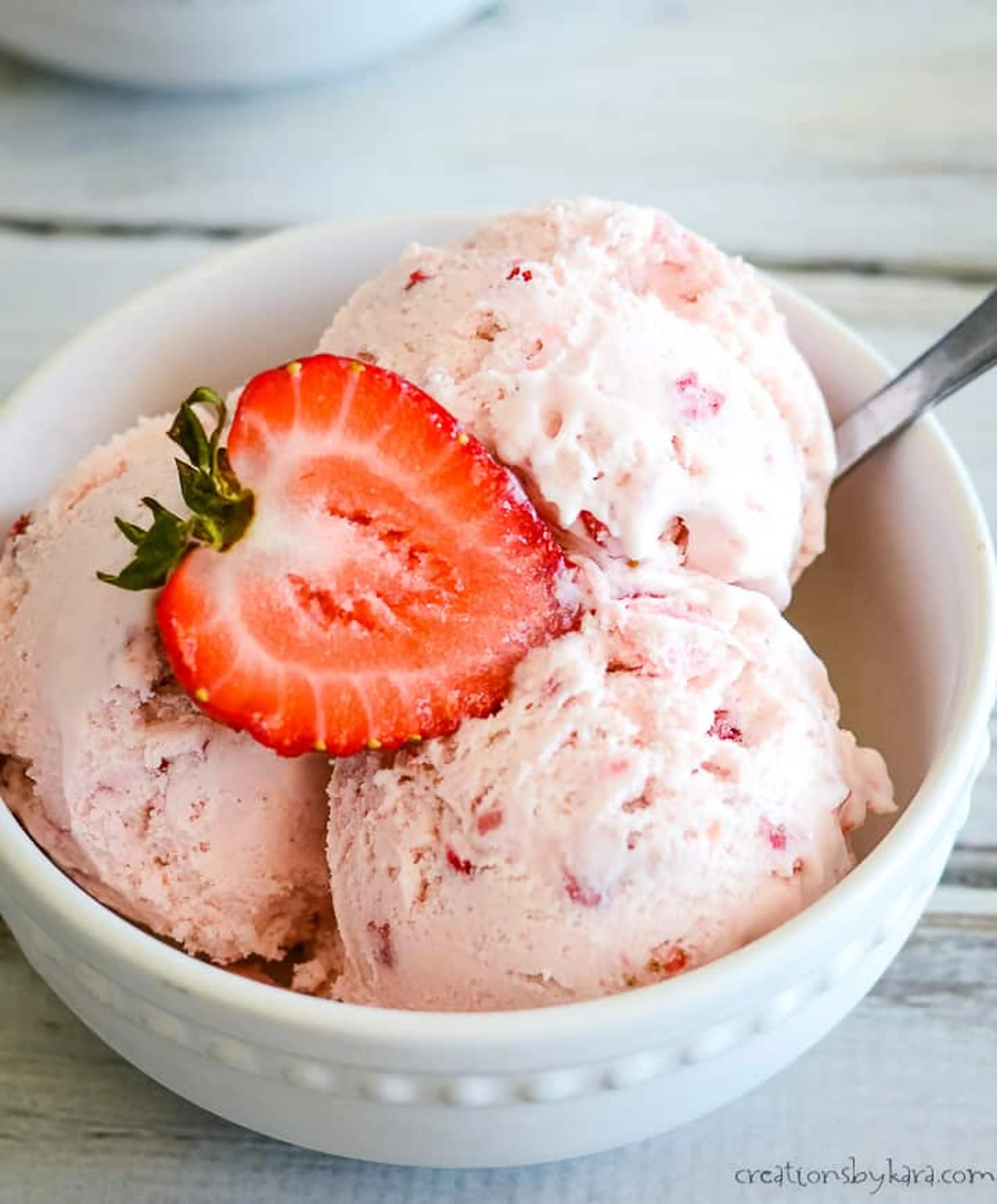 Vitamix Strawberry Icecream