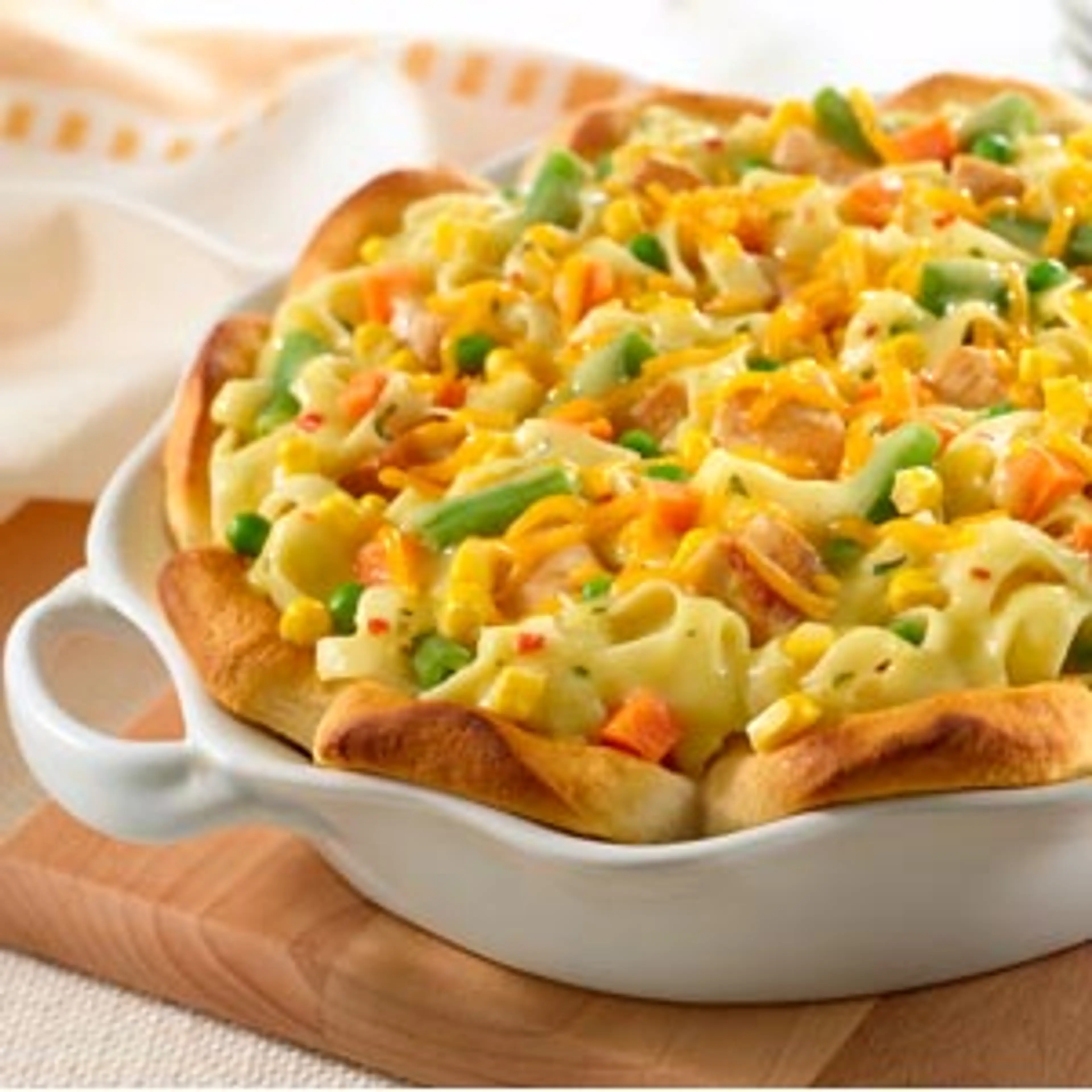 Upside-Down Chicken Pot Pie