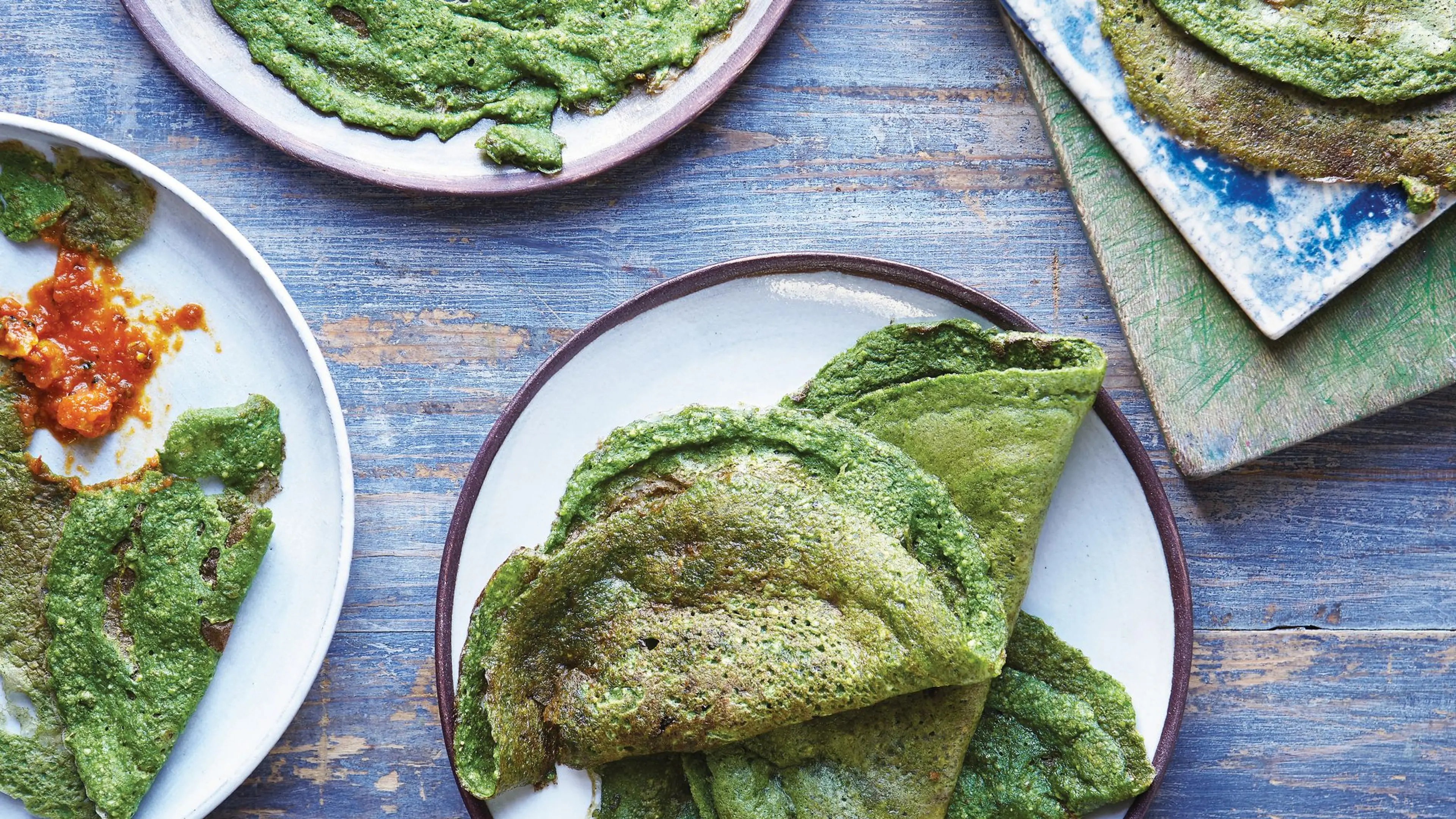 Spinach Dosa