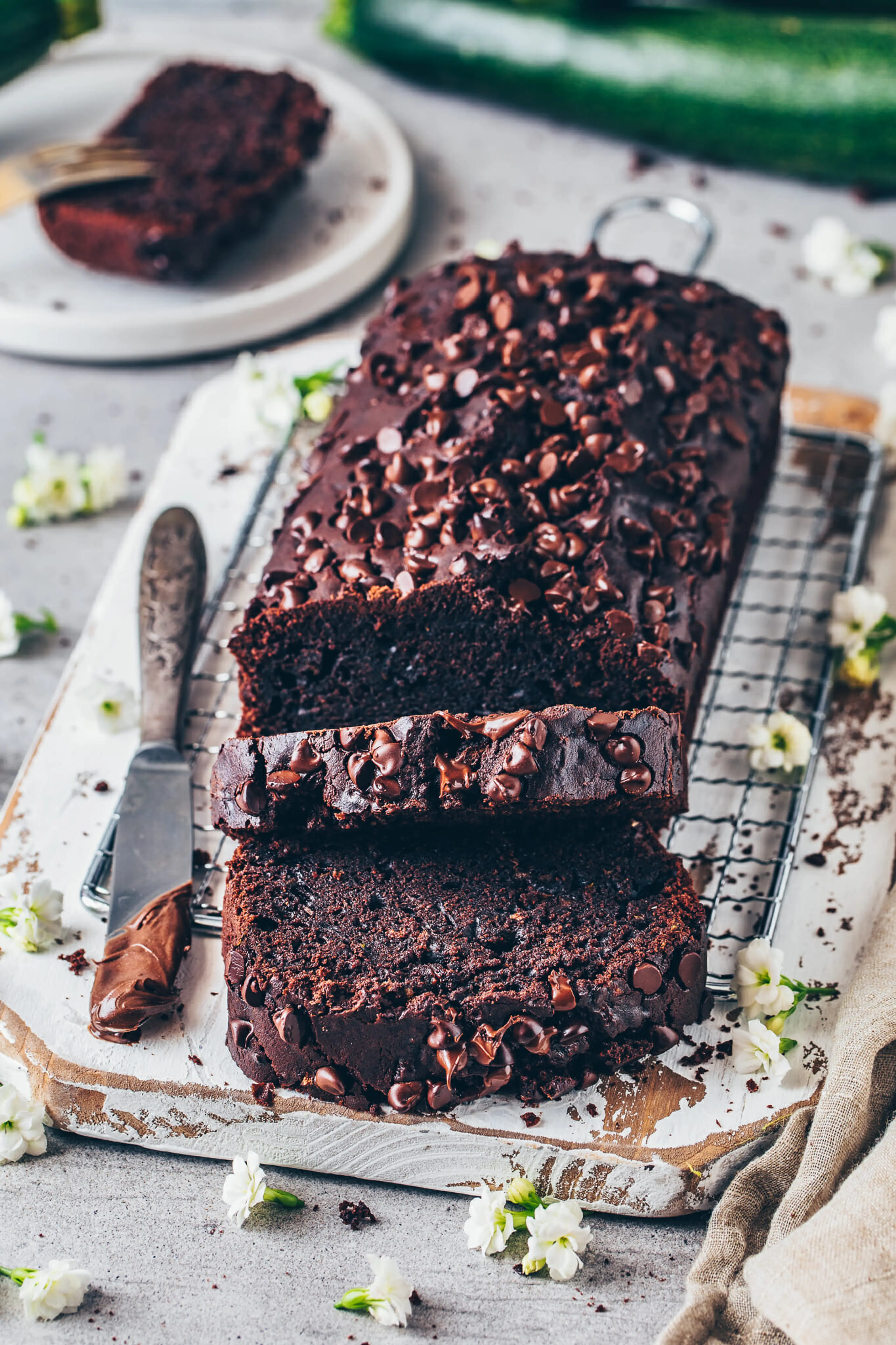 Vegan Chocolate Zucchini Bread