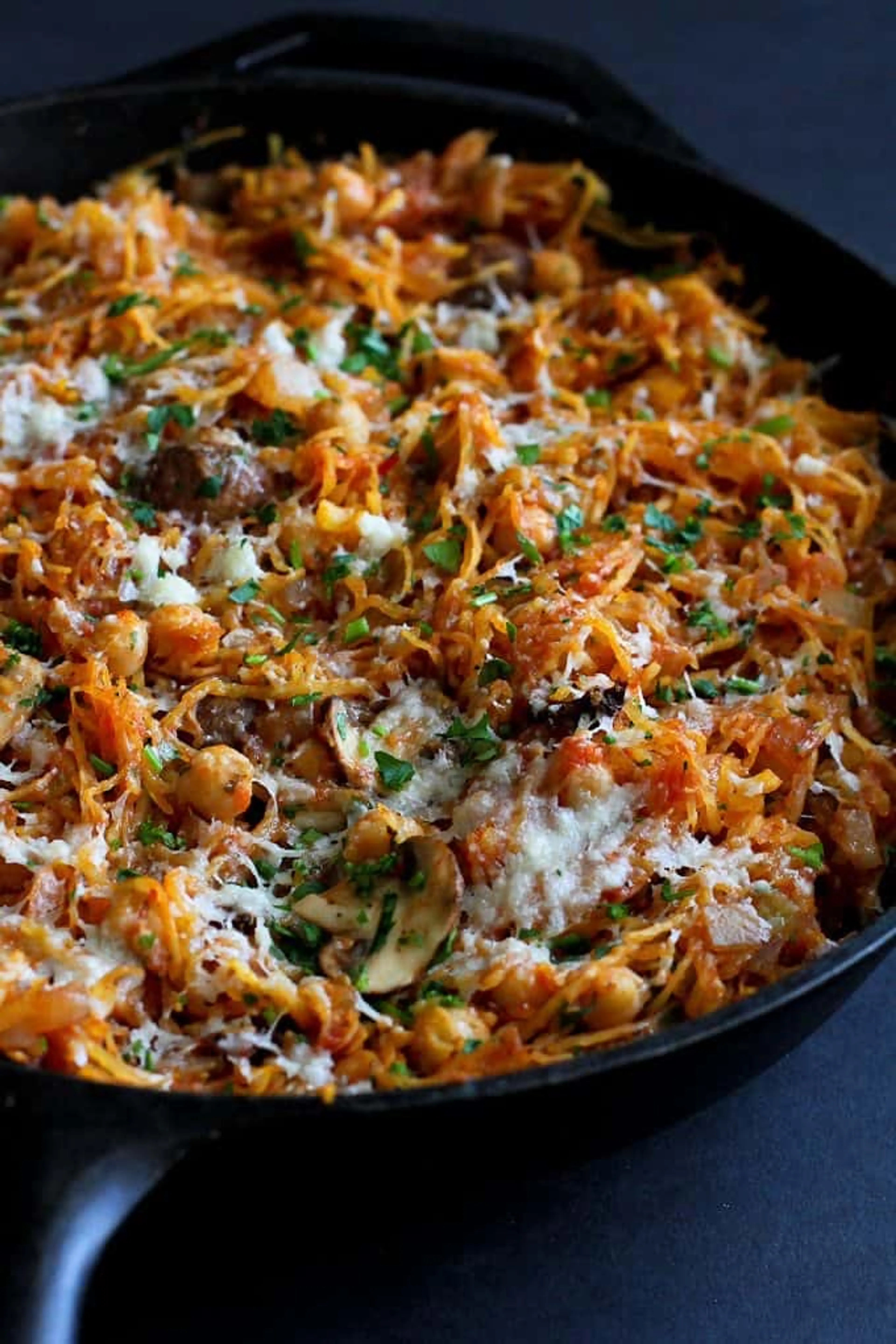 Vegetarian Spaghetti Squash Skillet Recipe