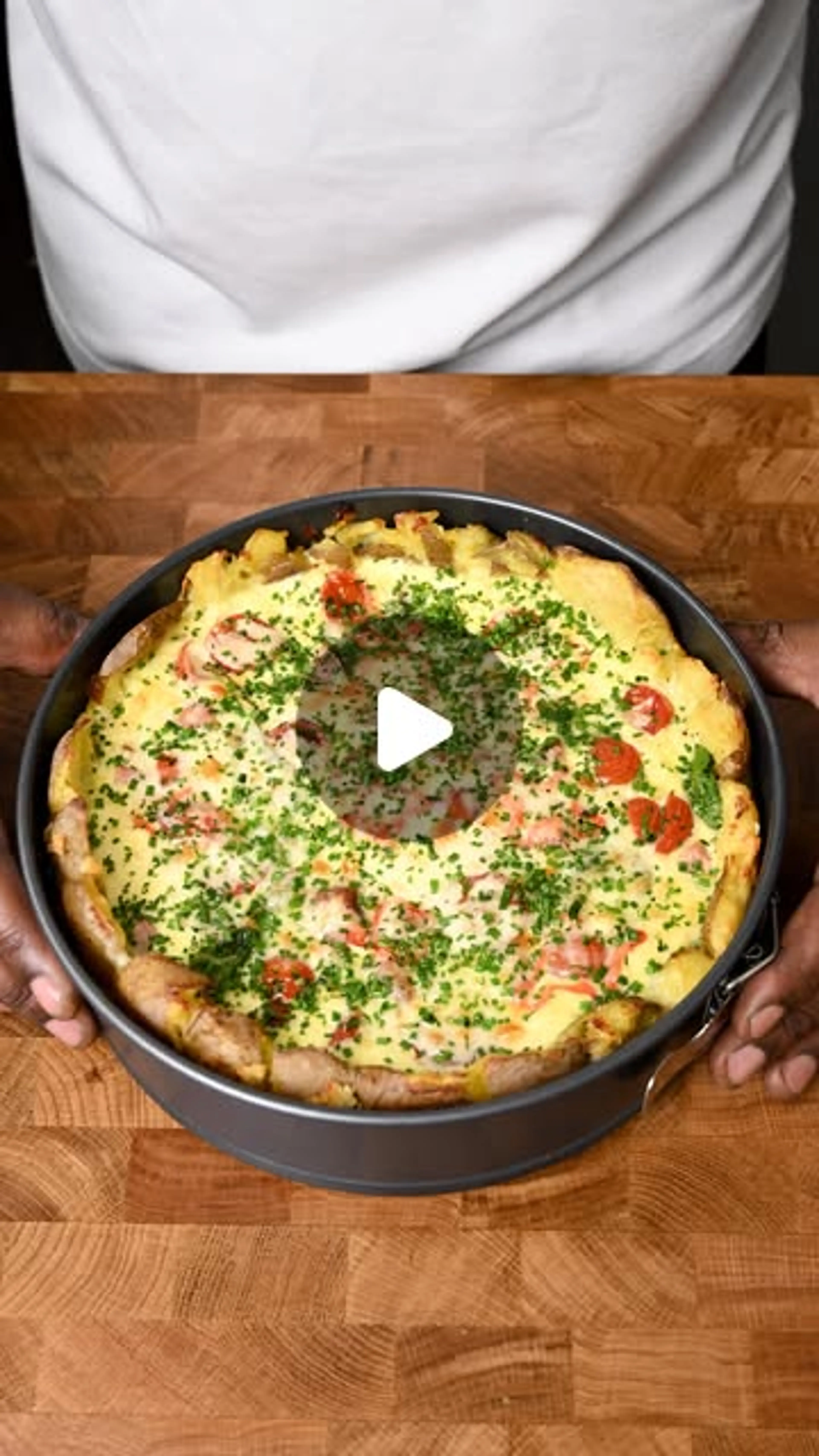 Smashed Potato Quiche