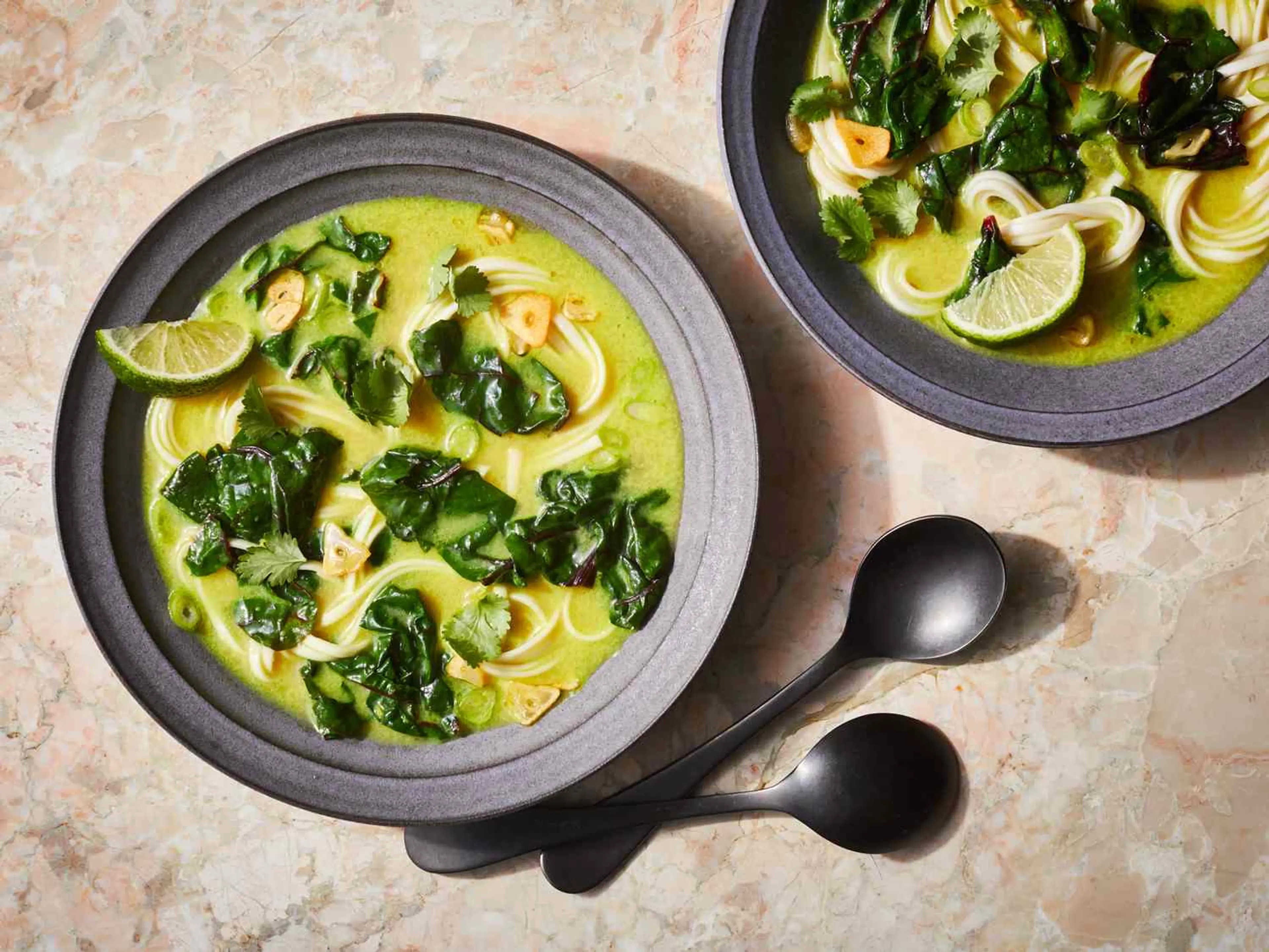 Restorative Ginger and Turmeric Noodle Soup