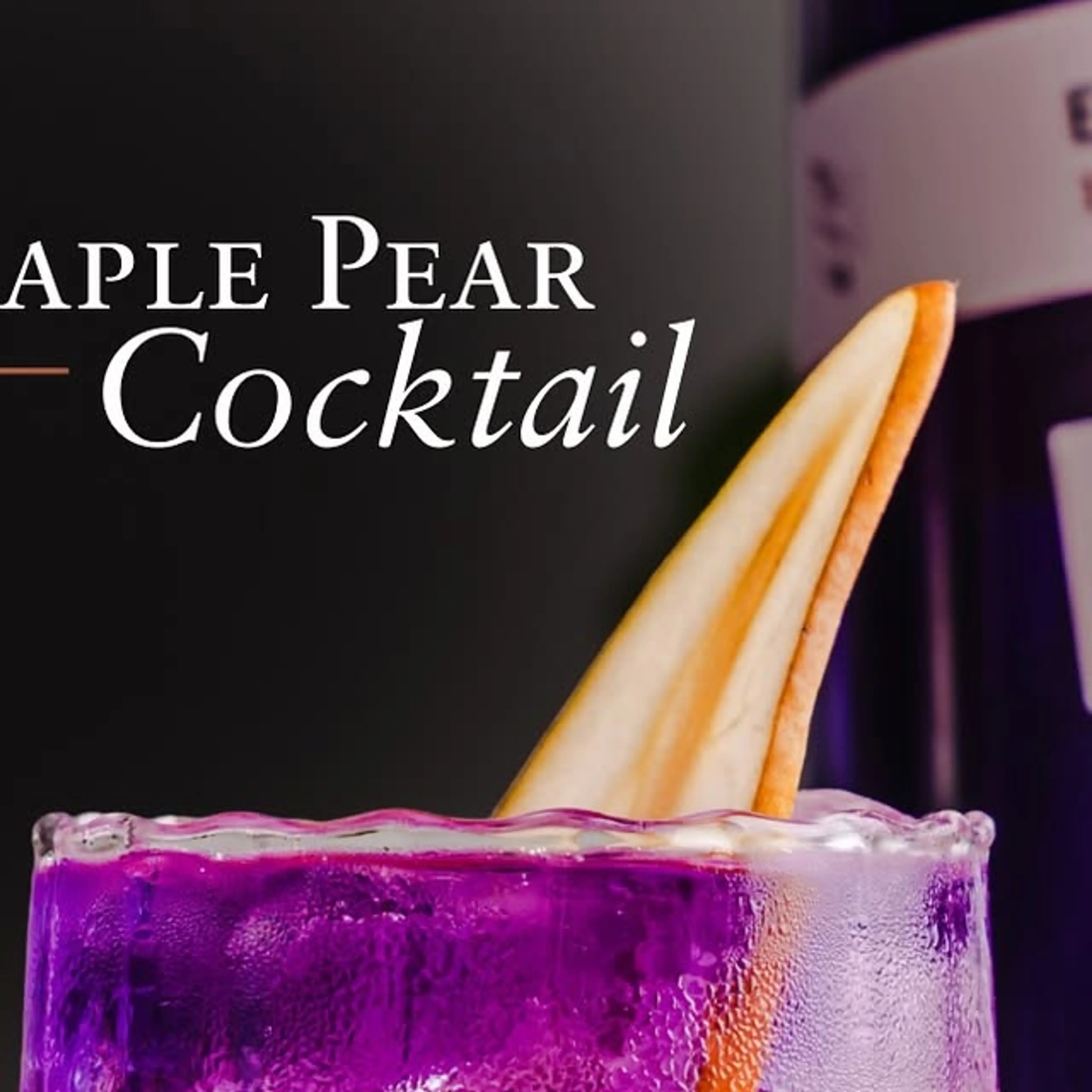 Maple Pear Cocktail